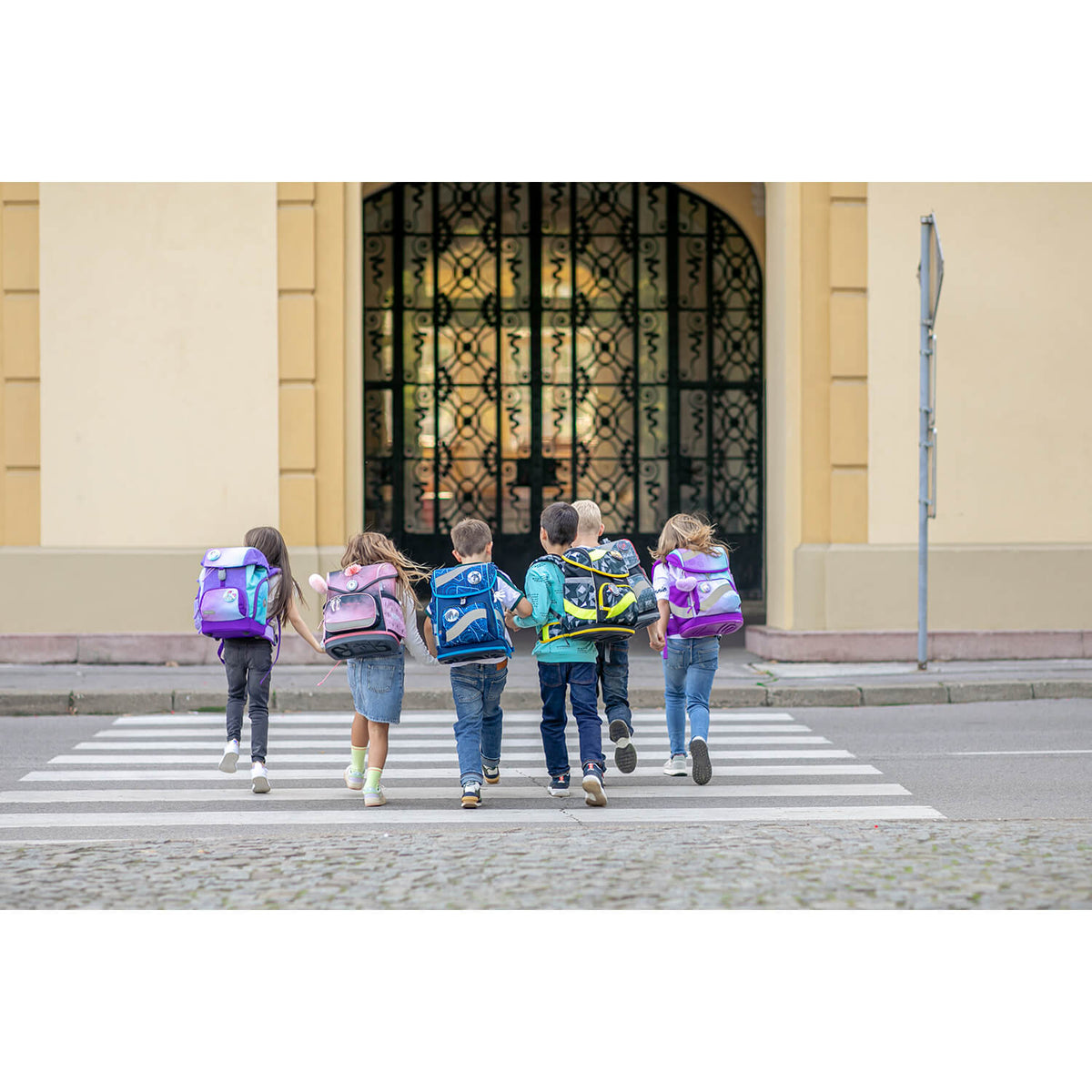 Ergonomic School Bag – Belmil Classy Wolves