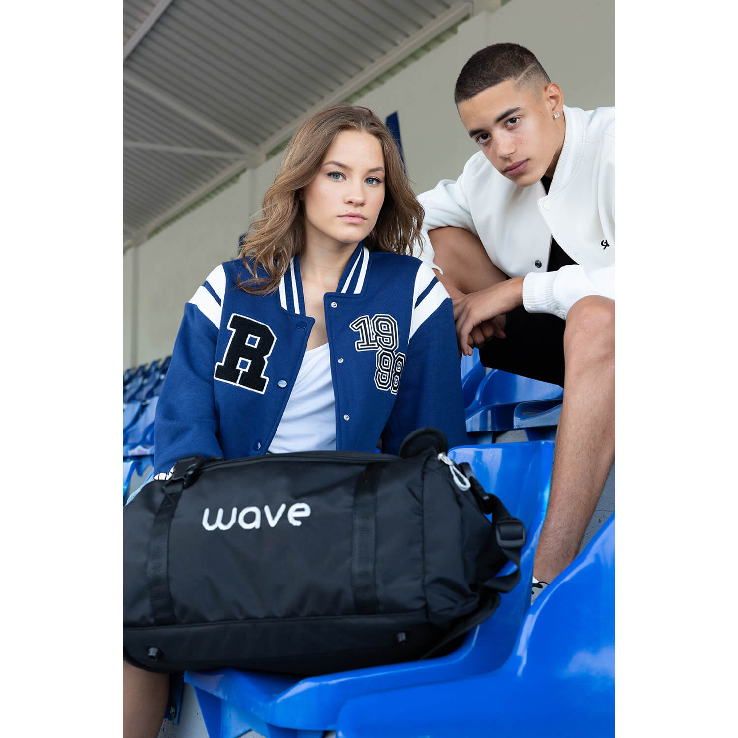 Wave Black Duffel bag