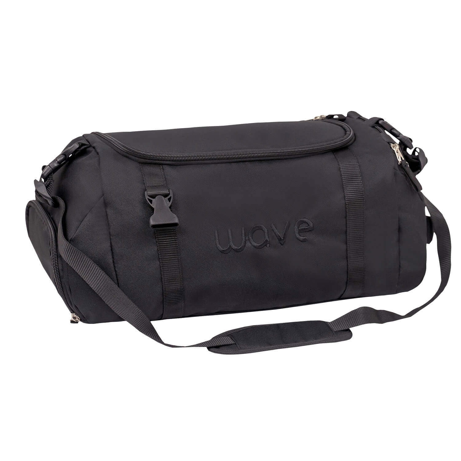 Wave Infinity Posh Black Schulrucksack Set 3 tlg.