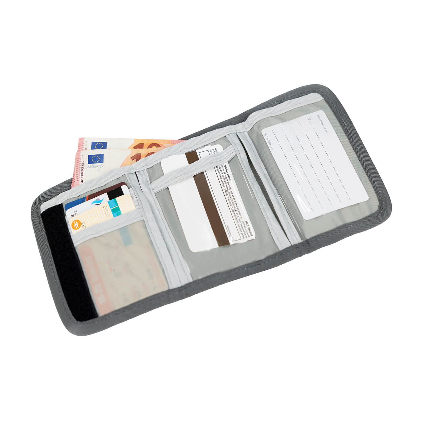 Wave Lime Grey Wallet