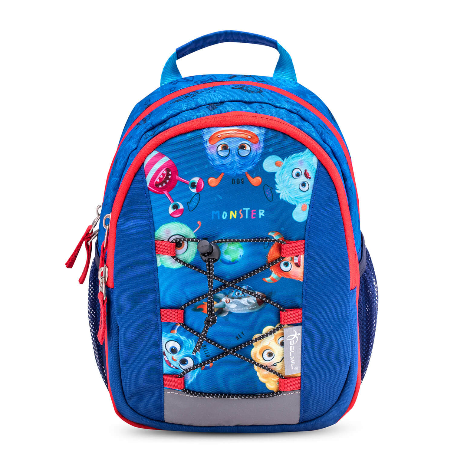 Mini Kiddy Cool Monsters Kindergarten Bag mit GRATIS Storage box