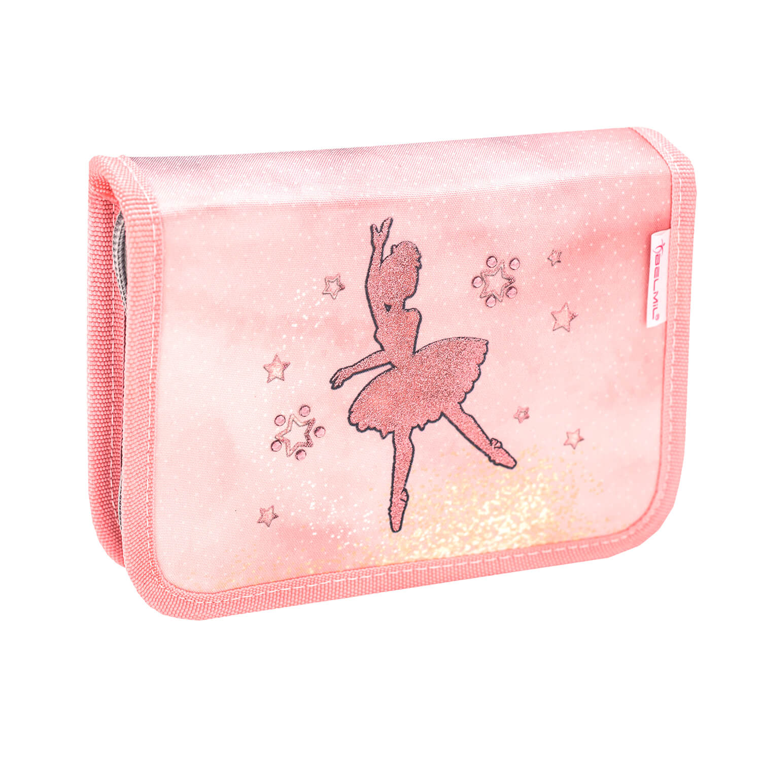 Compact Ballerina Black Pink Schulranzen Set 4 tlg.