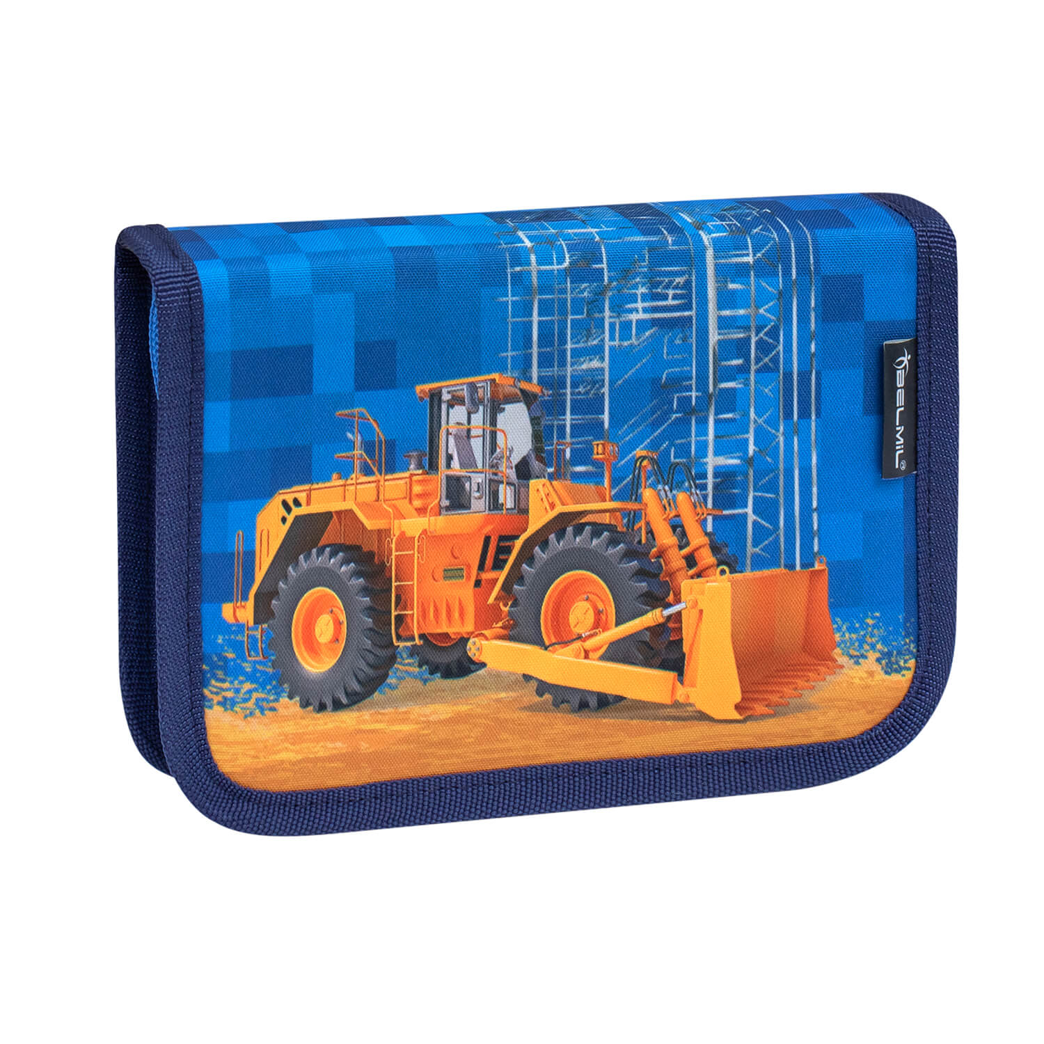 Classy Bulldozer schoolbag set 4 pcs