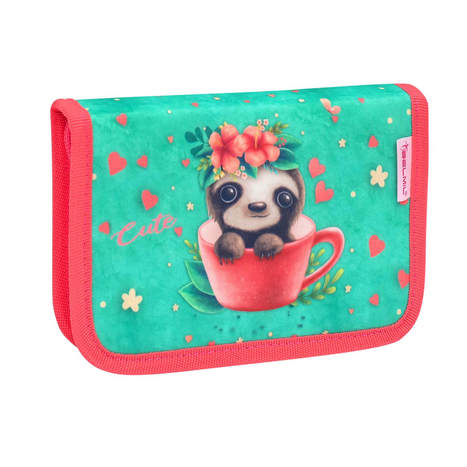 Compact Cute Sloth Schulranzen Set 5 tlg.