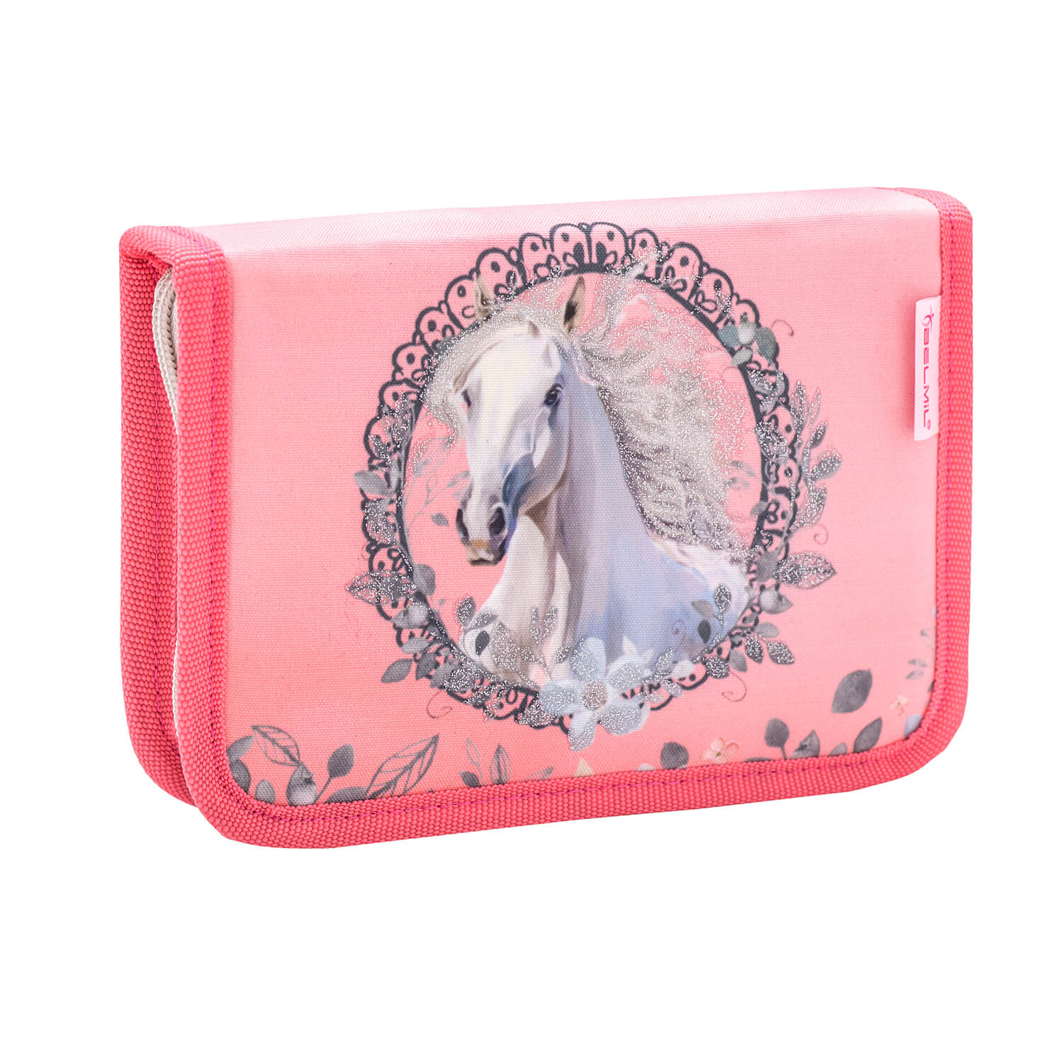 Compact Horse Snowflake Schulranzen Set 4 tlg.
