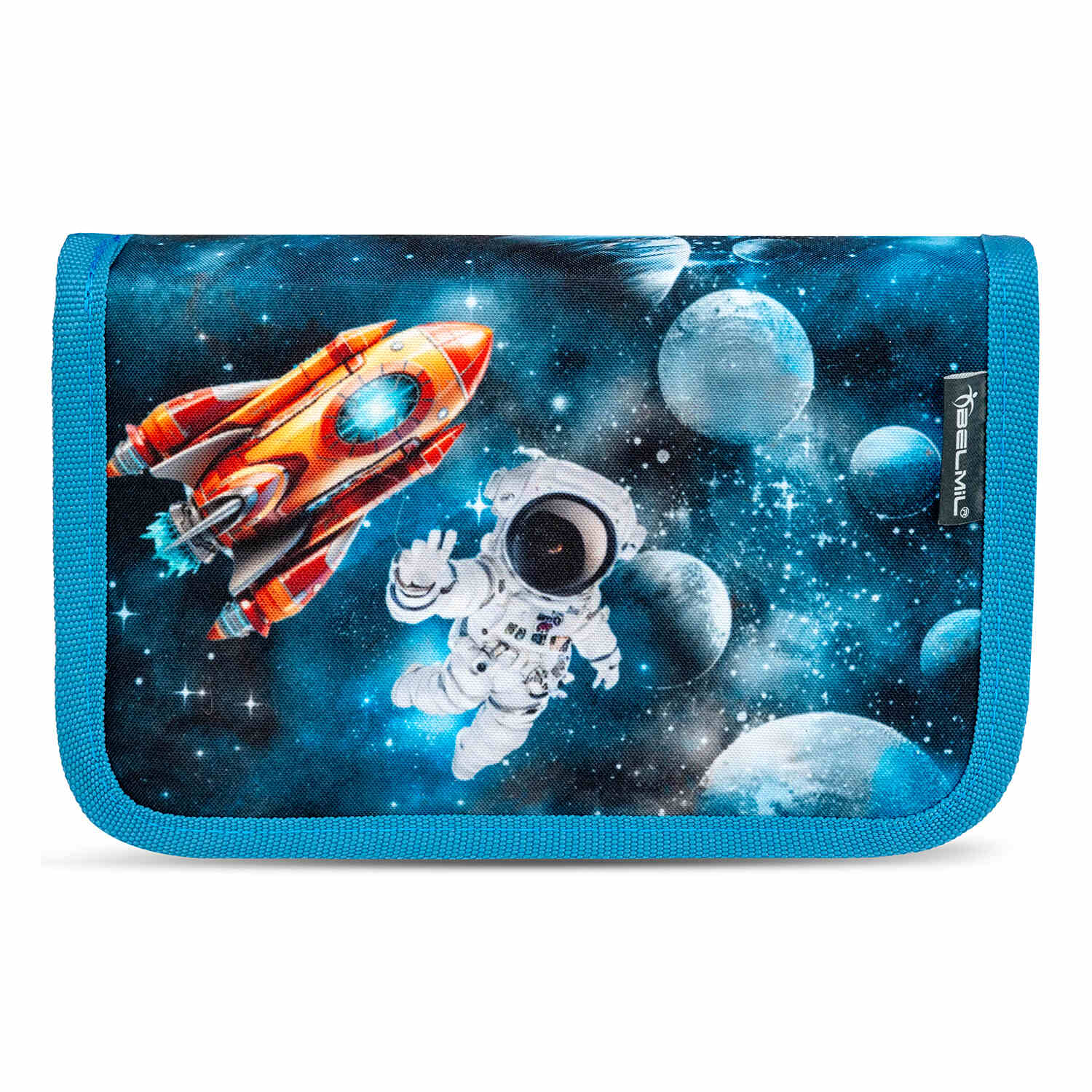 The Ergonomic School Bag Set for Boys – Belmil Classy Infinity Space (5 pcs) designed for kids from 110 cm in height.