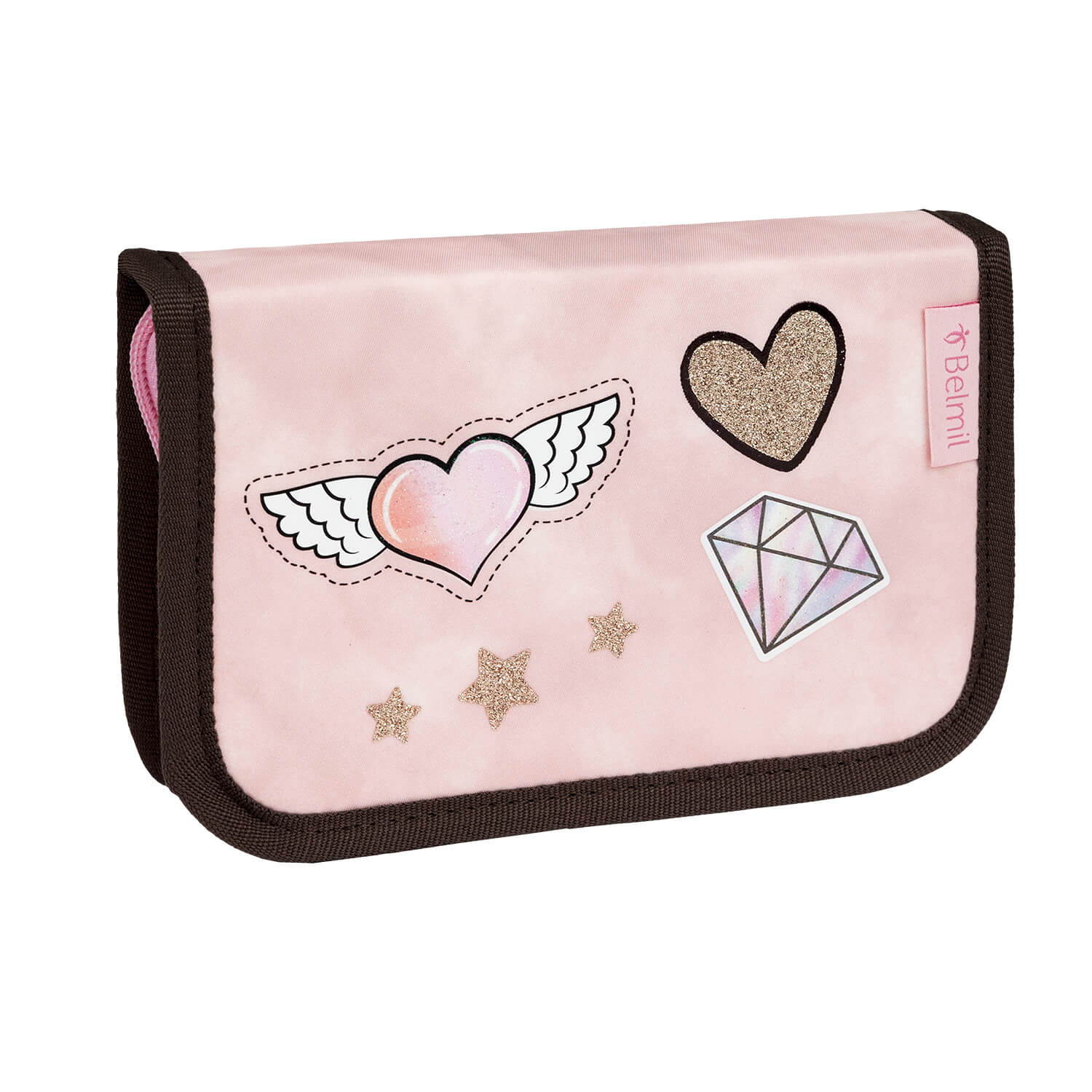 Customizable Premium Belmil School Bag Set for Girls – Compact Plus Glam schoolbag set 5 pcs with adjustable features.