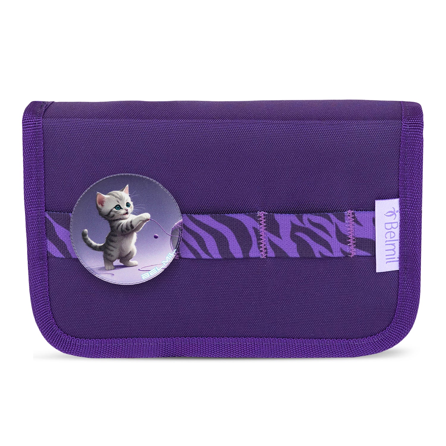 Comfortable padded back panel of the Premium Belmil School Bag Set for Girls – Maxi Plus Twilight Charm schoolbag set 6 pcs.