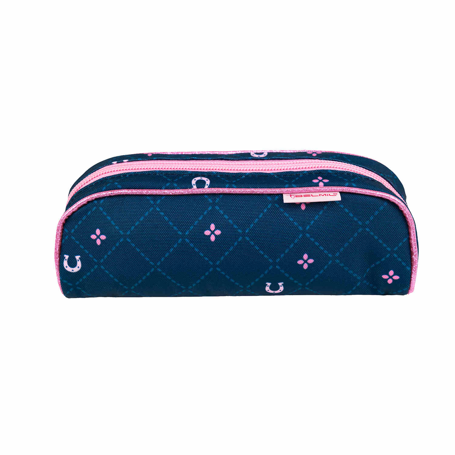 Dynamic image showcasing the Maxi Meet your Horses schoolbag in action, part of the Ergonomic School Bag Set for Girls – Belmil Maxi Meet your Horses schoolbag set 5 pcs.