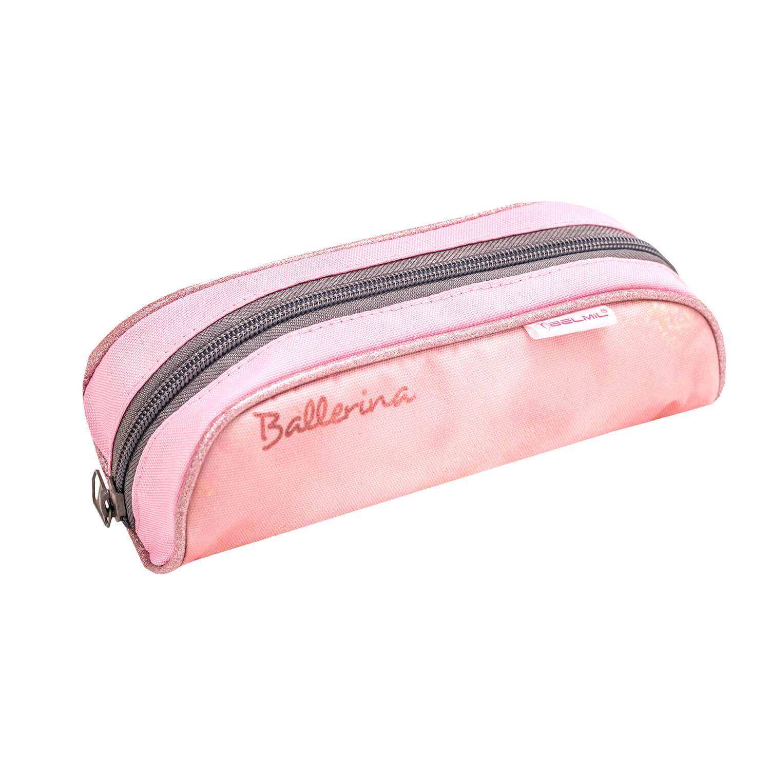 Compact Ballerina Black Pink Schulranzen Set 4 tlg.