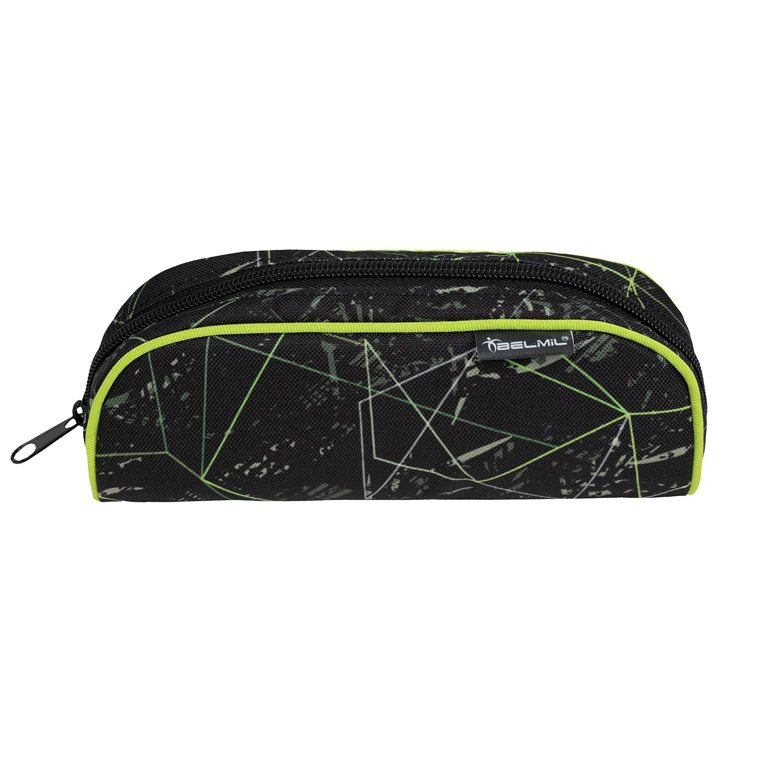 The ergonomic padded shoulder straps and breathable back of the Belmil Mini-Fit Ergonomic School Bag Set 'Black Panther' providing comfort for boys.