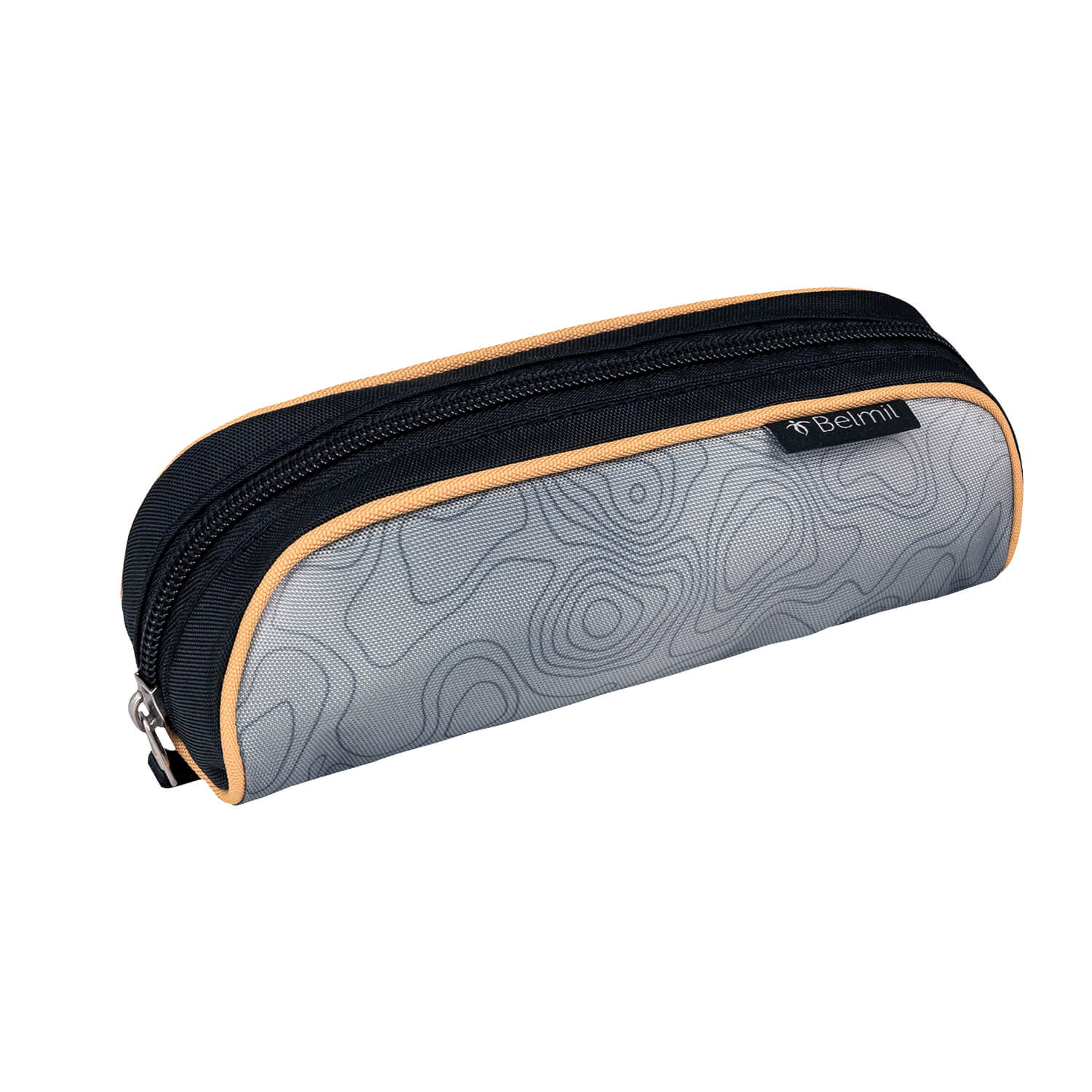 Premium Compact Plus Black Grey Schulranzen Set 5tlg.