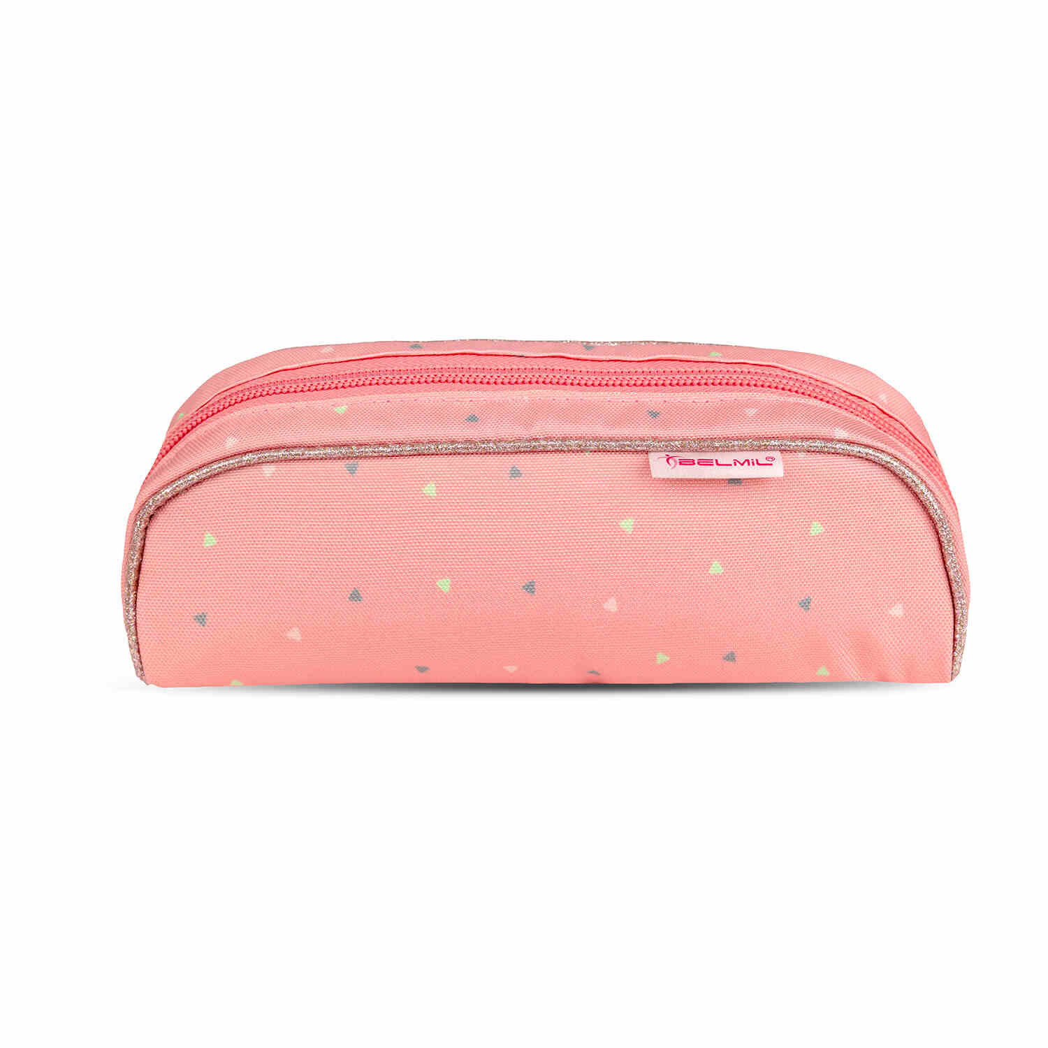 One of the interchangeable patches from the Belmil Smarty Minimal Triangels Ergonomic School Bag Set – 5-Piece Set with 9 Interchangeable Patches and Hip Belt, enhancing kids’ creativity.