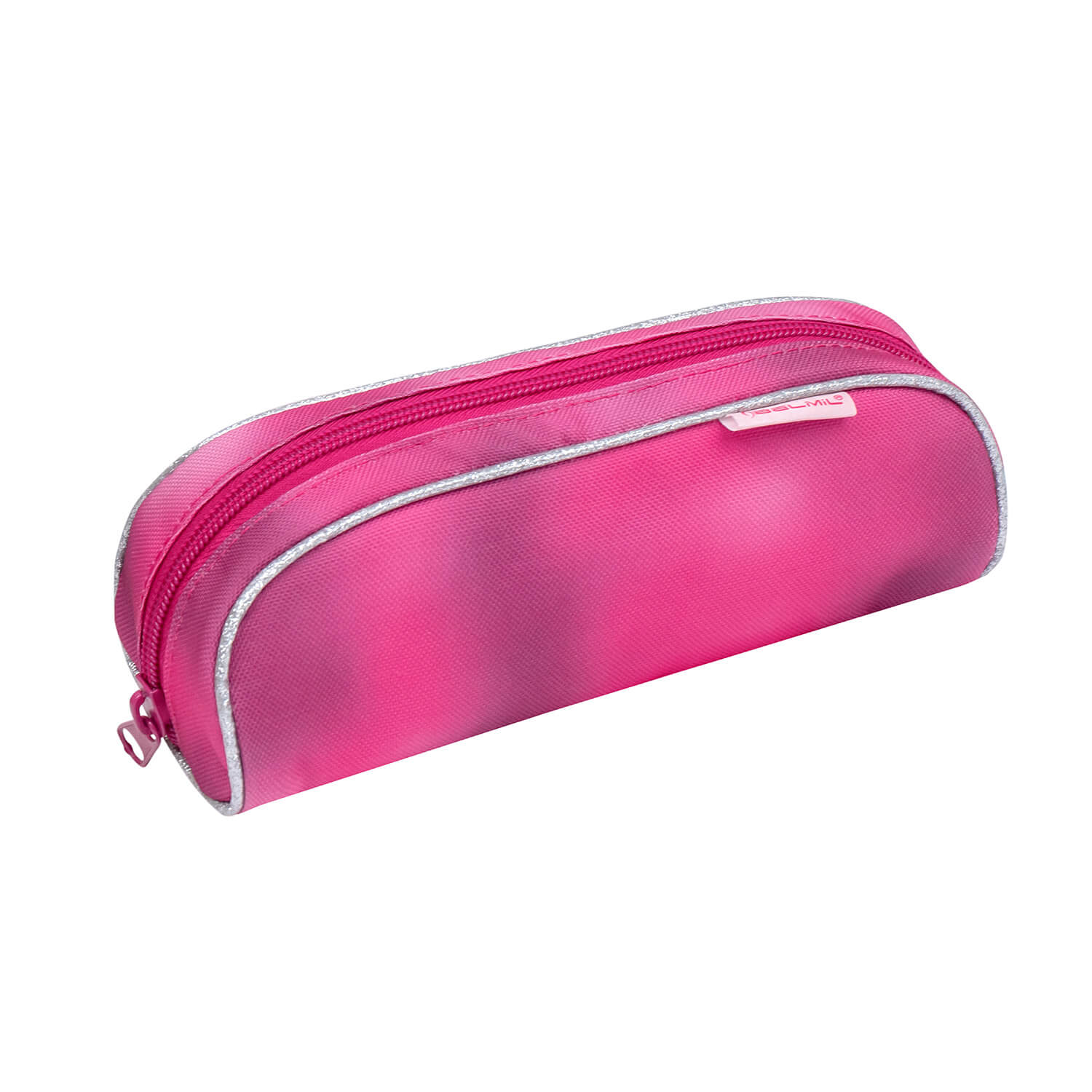 Classy Shiny Pink schoolbag set 4 pcs