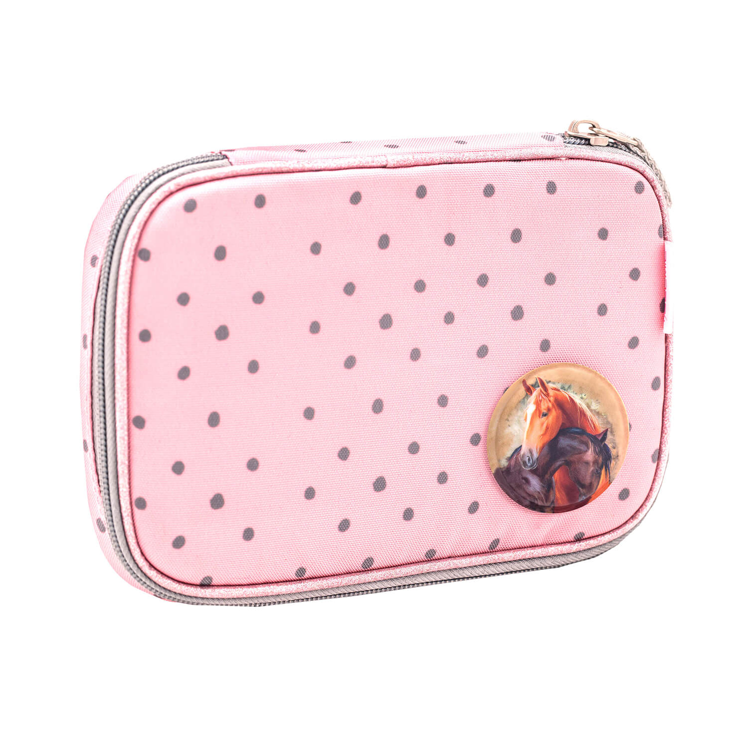 Smarty Pink Dots 2 Schulranzen Set 5 tlg.