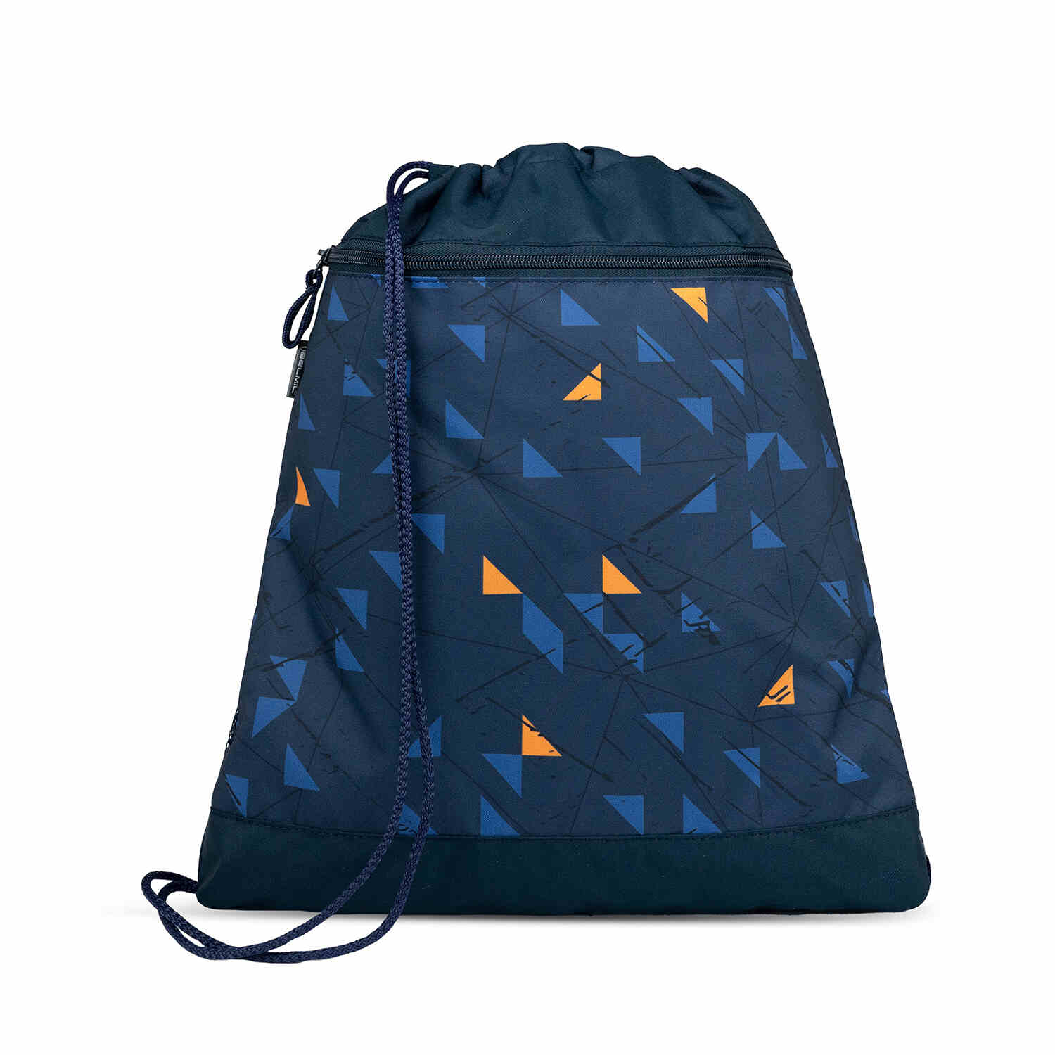 Reflective elements on the Belmil Smarty Energy3 Ergonomic School Bag Set – 5-Piece Set with 9 Interchangeable Patches and Hip Belt for visibility.