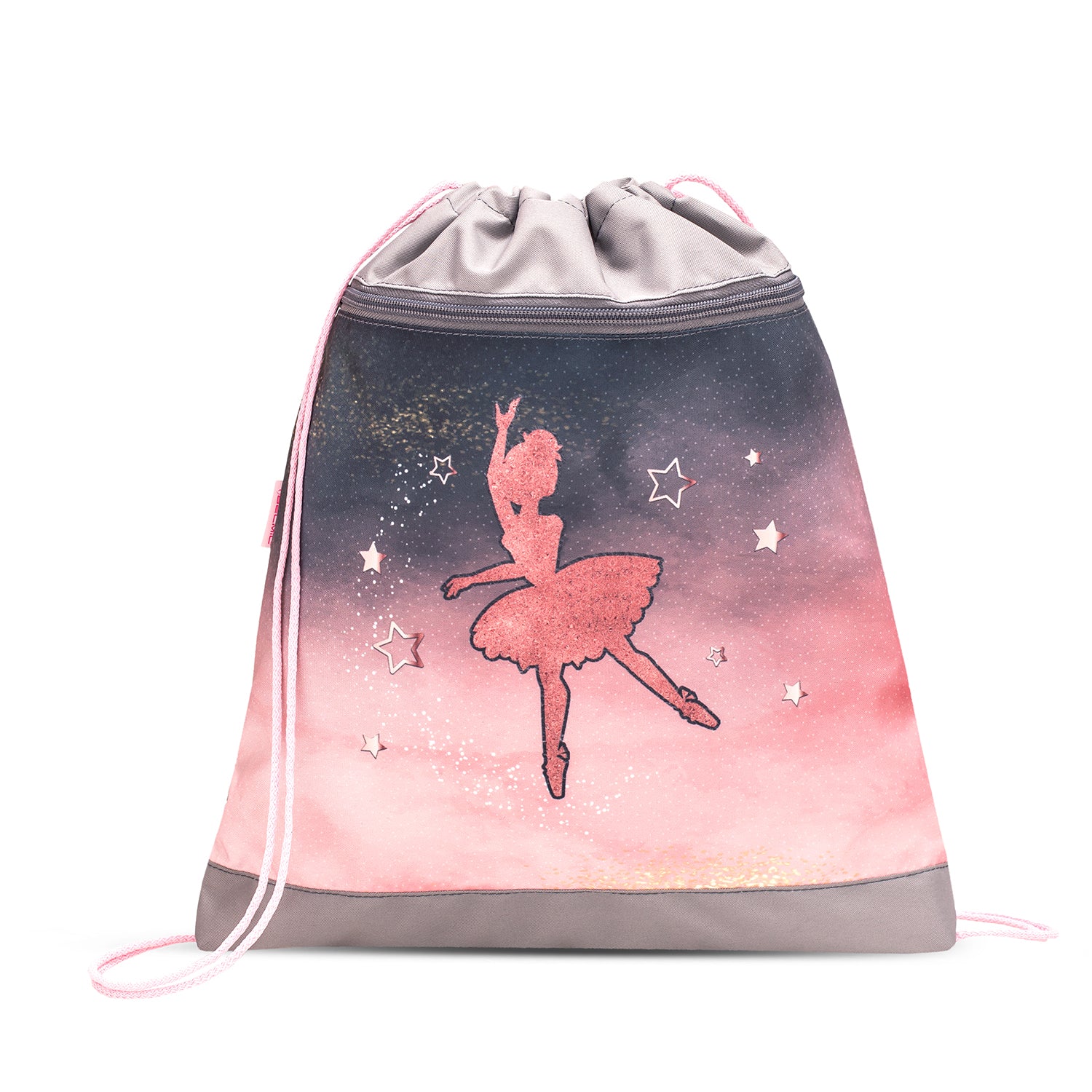 The creative accents of the Belmil Classy Ergonomic School Bag Set for Girls 'Ballerina Black Pink' capturing the essence of ballet artistry in a back-to-school bundle.