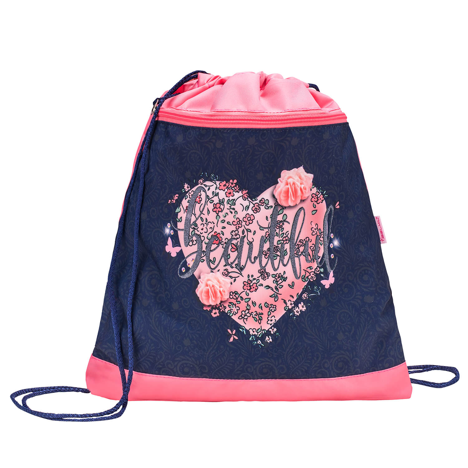 Compact Beautiful Flowers Schulranzen Set 4 tlg.
