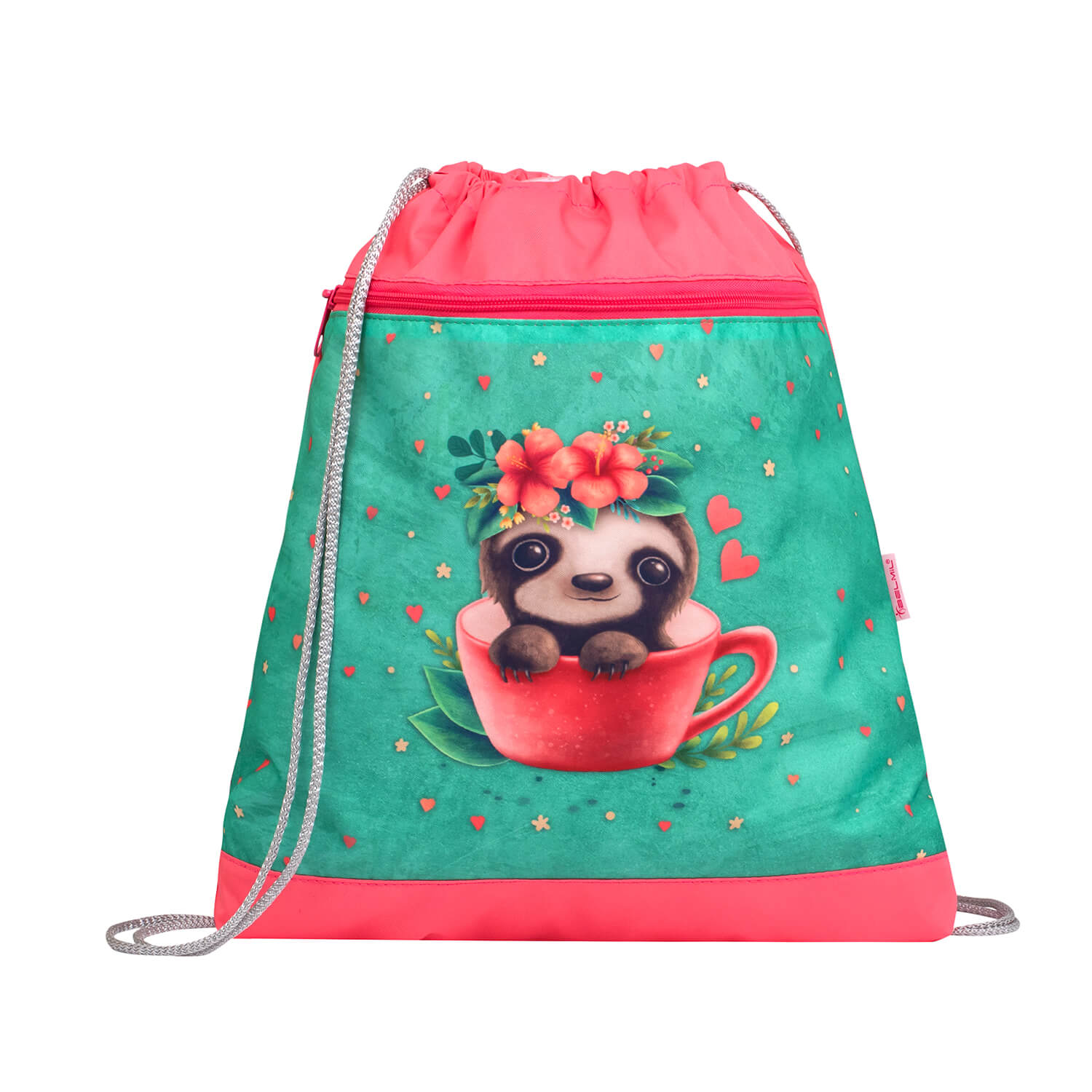 Compact Cute Sloth Schulranzen Set 5 tlg.
