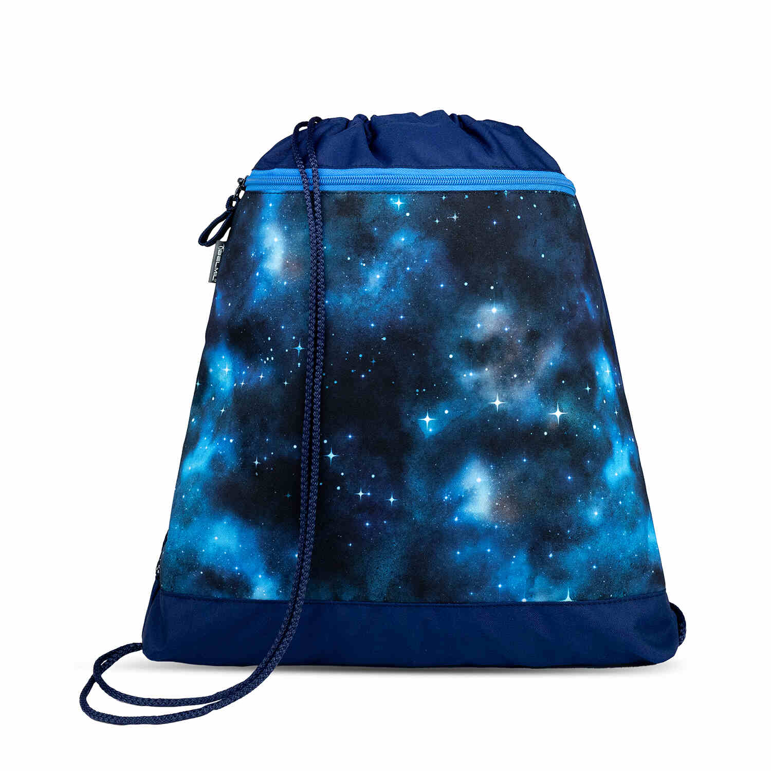 Children enjoying their new Belmil Smarty Galaxy Light School Bag, demonstrating its practicality and trendy galaxy theme.