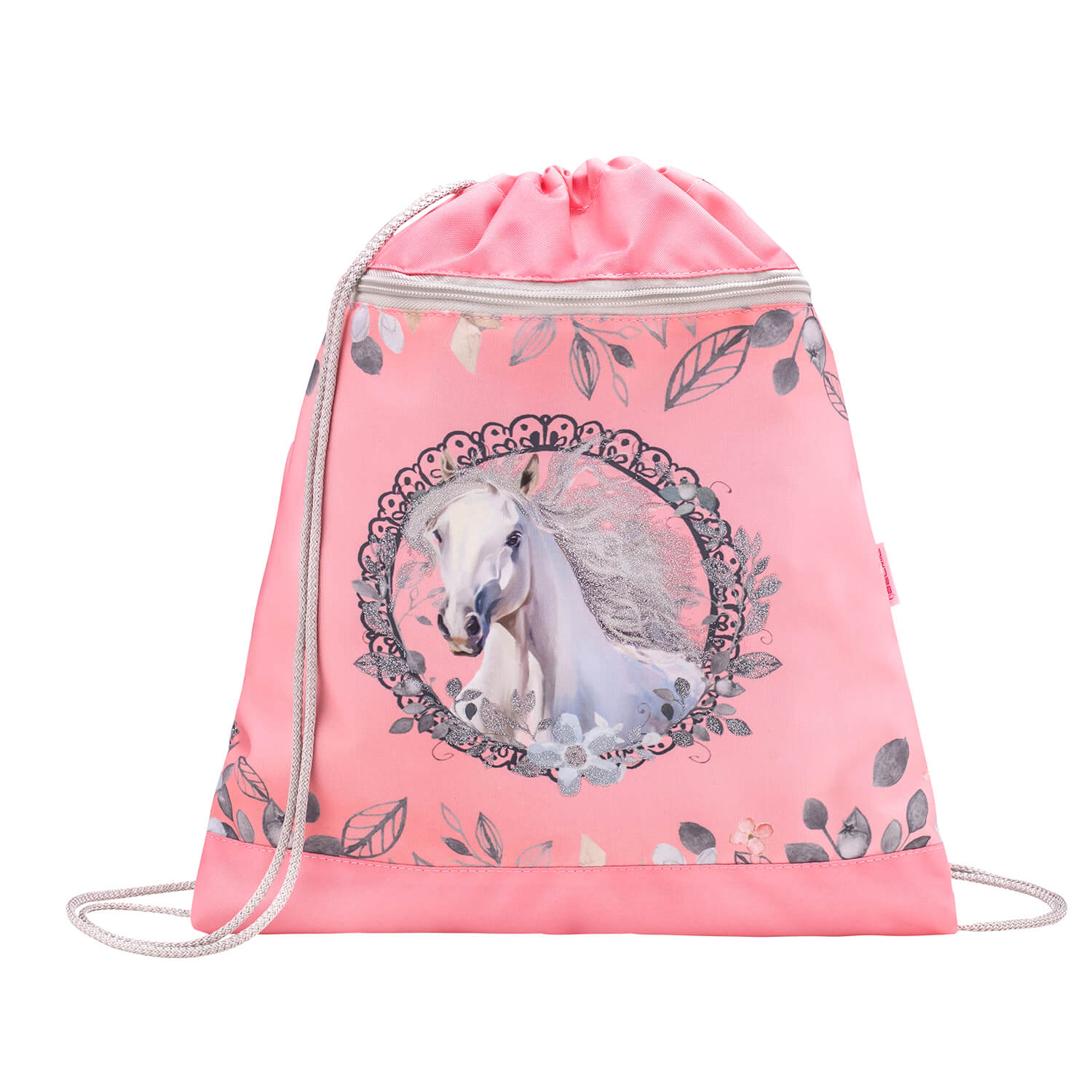 Compact Horse Snowflake Schulranzen Set 4 tlg.