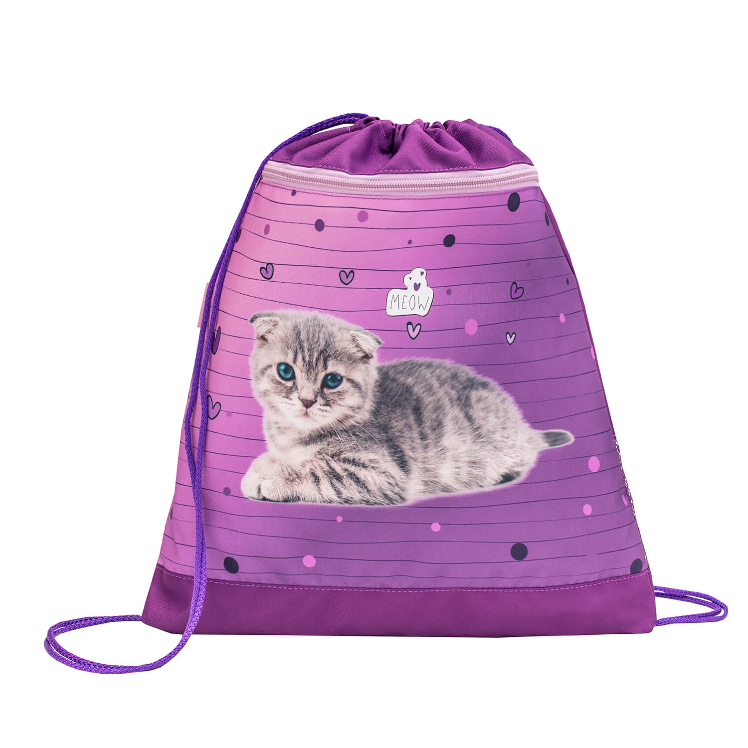 The lightweight construction of the Belmil Mini-Fit Ergonomic School Bag Set “Little Caty” Design + Unicorn Raincoat – 5-Piece Compact and Comfortable School Starter Set suitable for petite children.