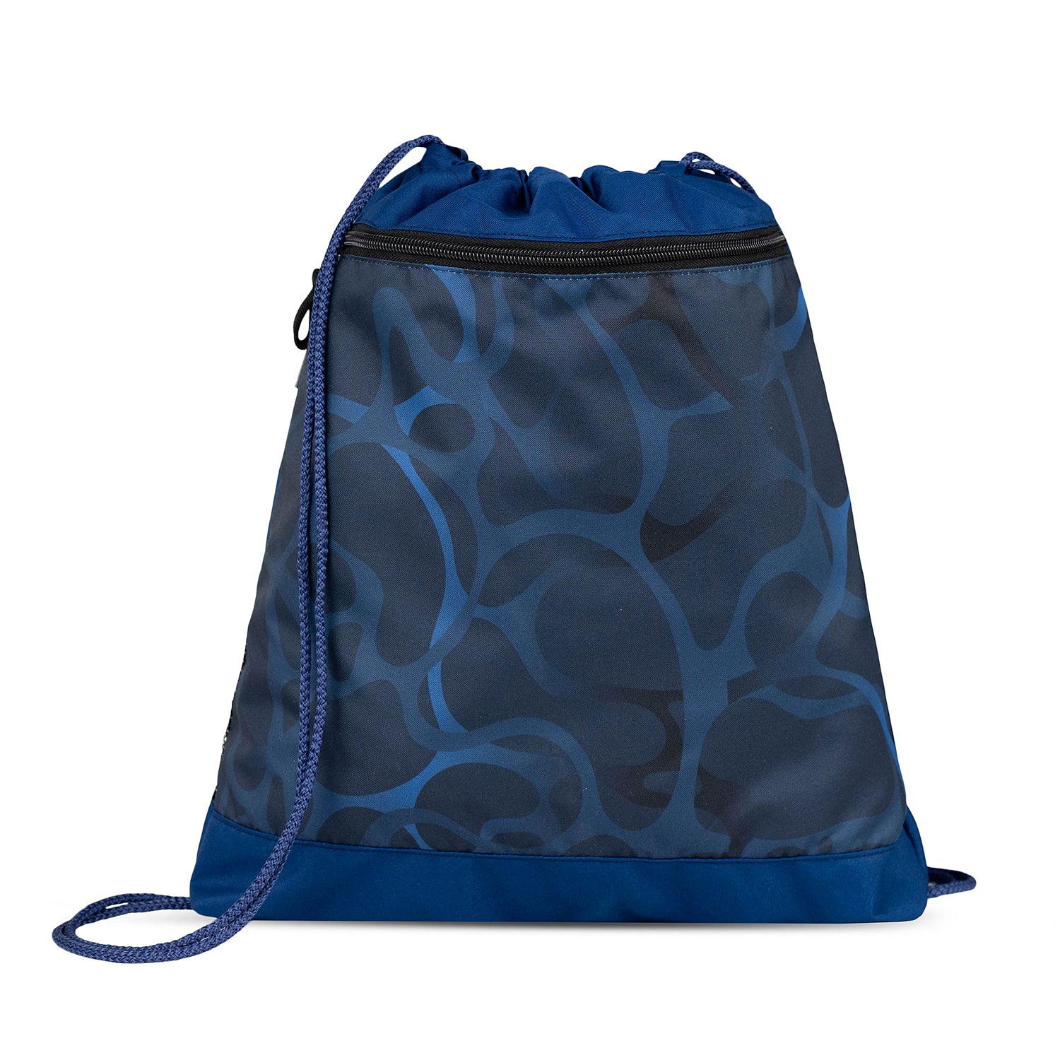 Side view of the Ergonomic School Bag Set for Boys – Belmil Compact Wave Storm (5 pcs) depicting its slim and ergonomic shape.