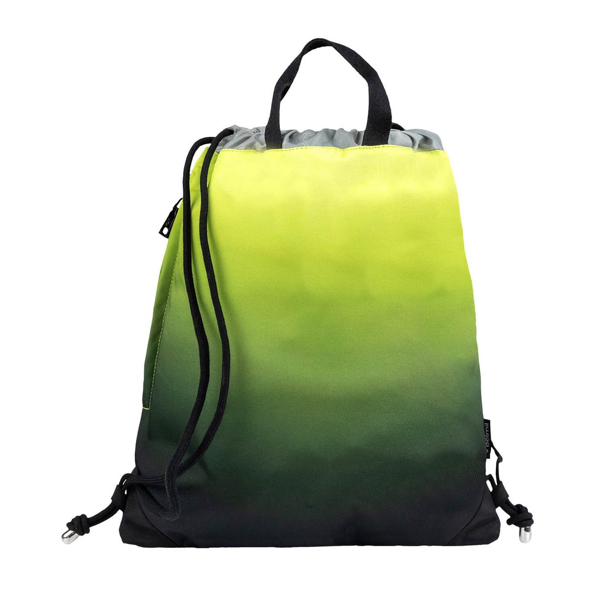Premium Comfy Plus Black Green Schoolbag set 5pcs.