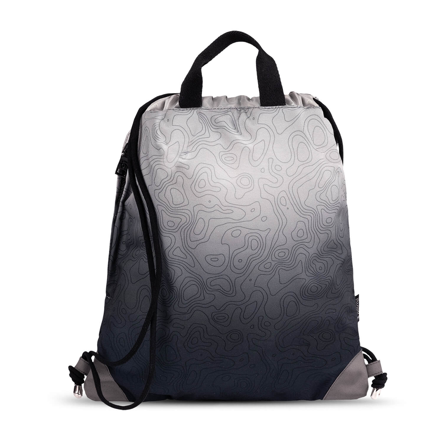 Premium School Turnbeutel Black Grey