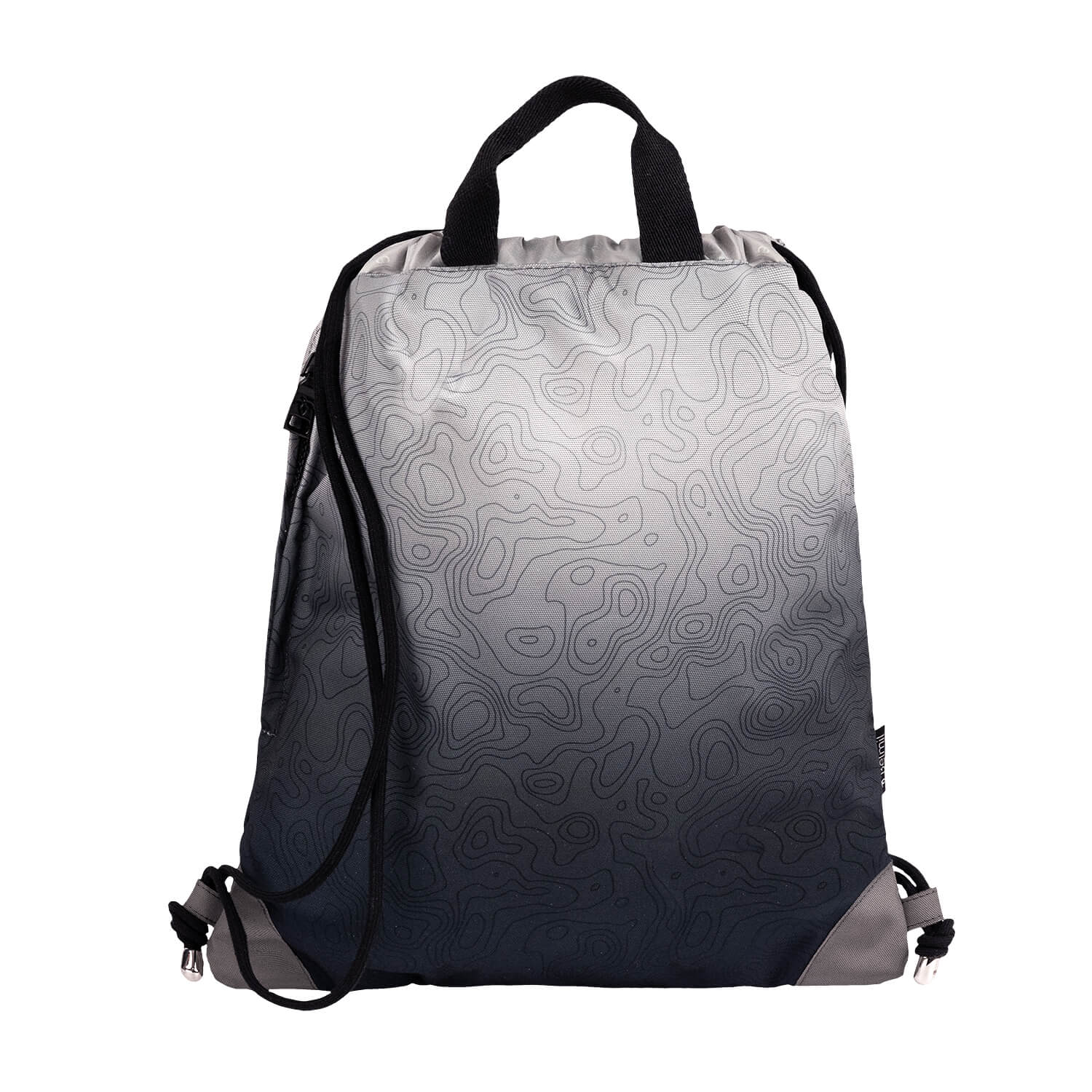 Premium Comfy Plus Black Grey Schoolbag set 5pcs.