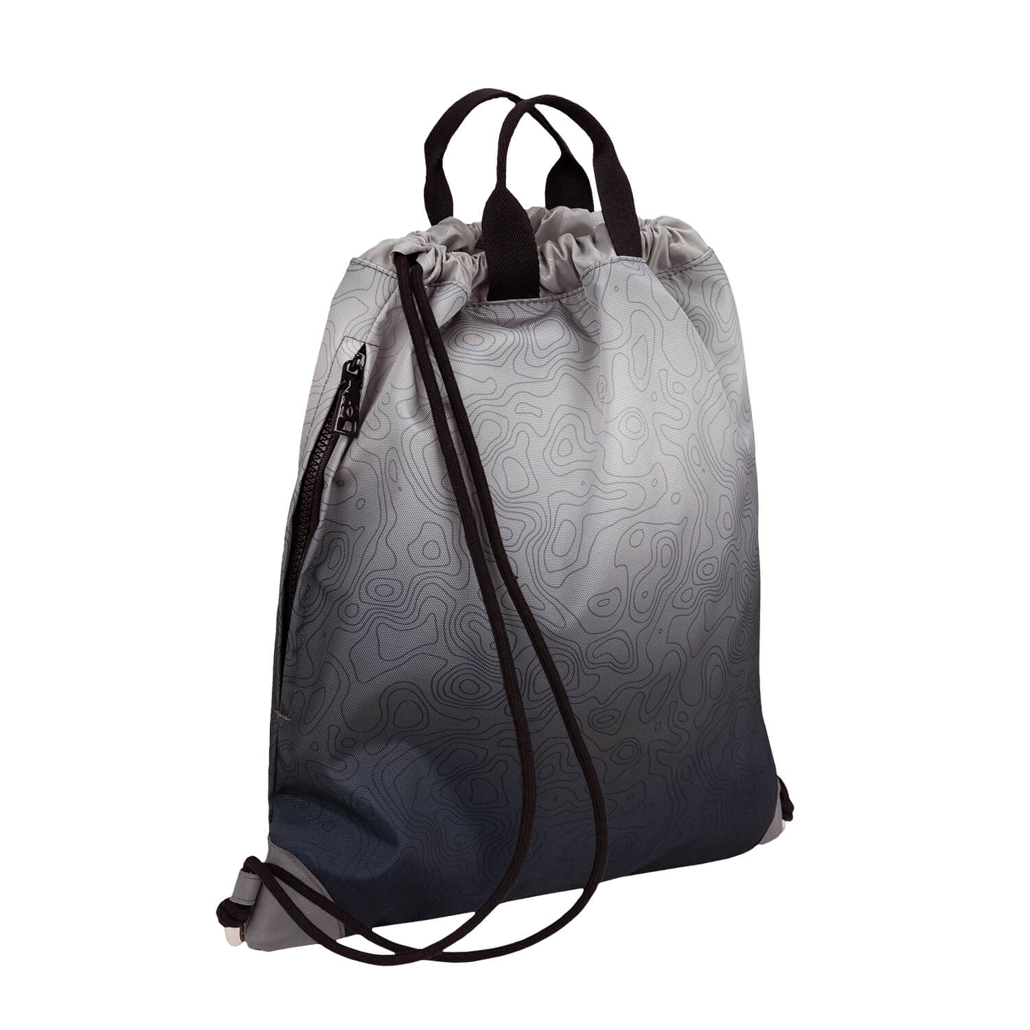 Premium School Turnbeutel Black Grey