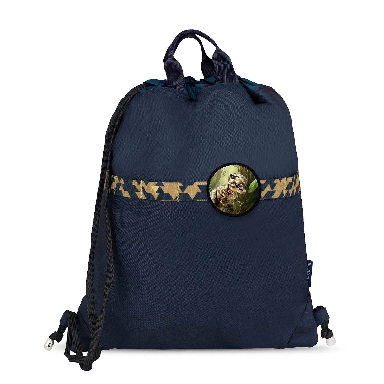 Exciting view of the Premium Belmil School Bag Set for Boys – Maxi Plus "Explorer" schoolbag set + Dinosaur Raincoat - 7-piece Set emphasizing its ergonomic and sturdy design.