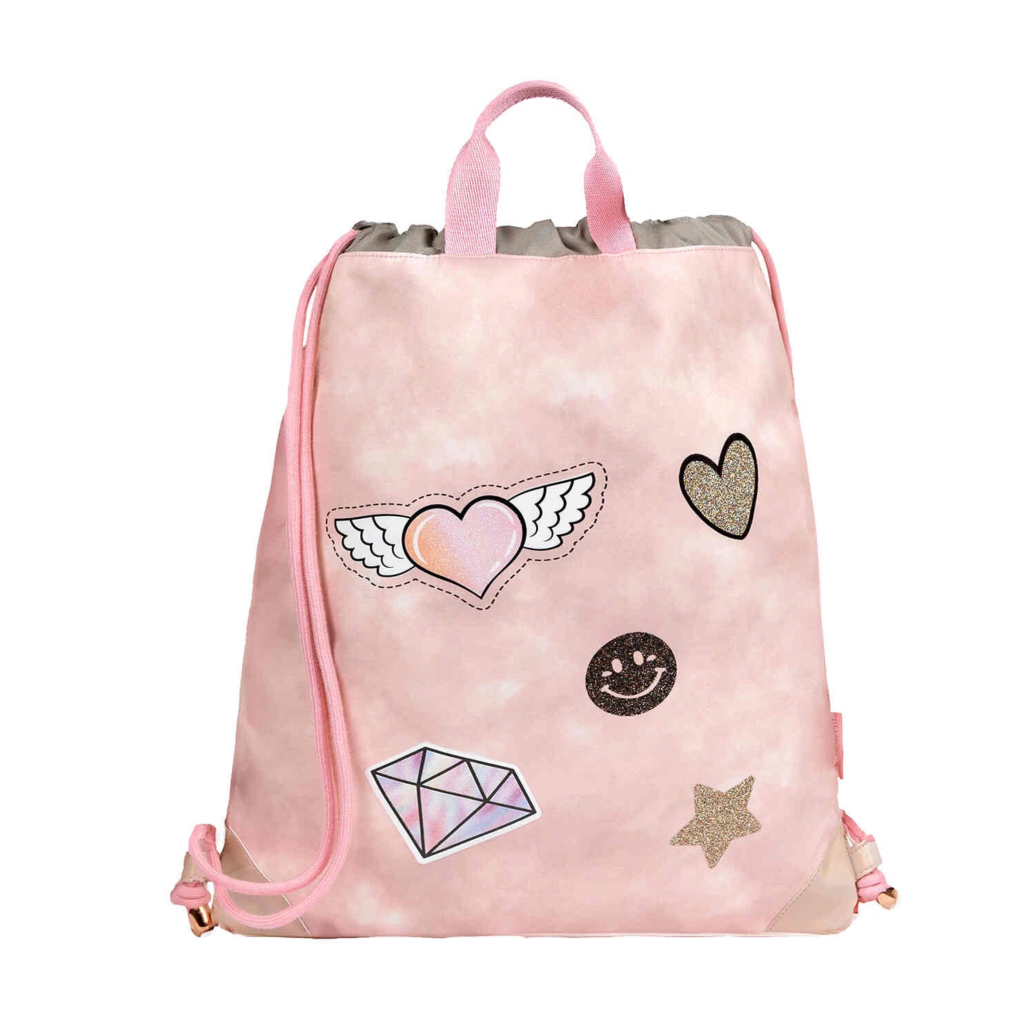 Complete set of Premium Belmil School Bag Set for Girls – Compact Plus Glam schoolbag set 5 pcs, ensuring school readiness.