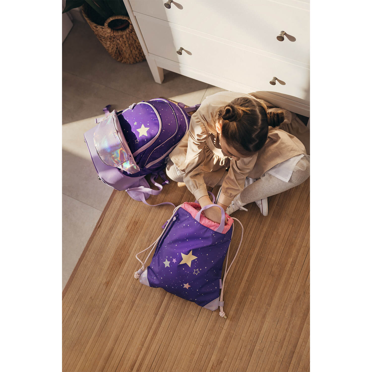 Premium School Gym bag Dahlia