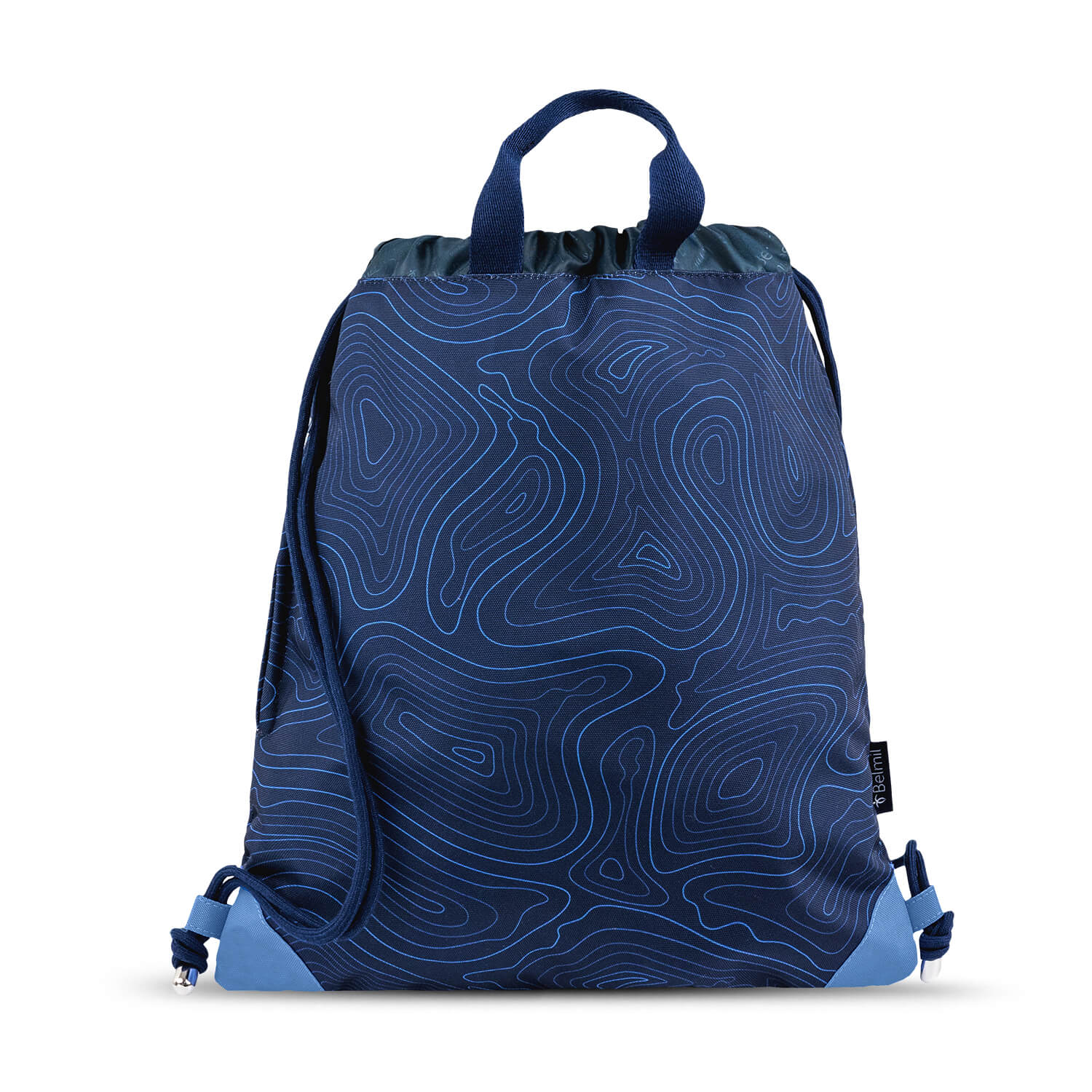Premium School Turnbeutel Topographic