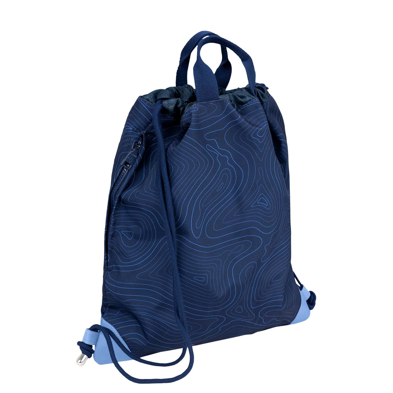 Premium School Turnbeutel Topographic