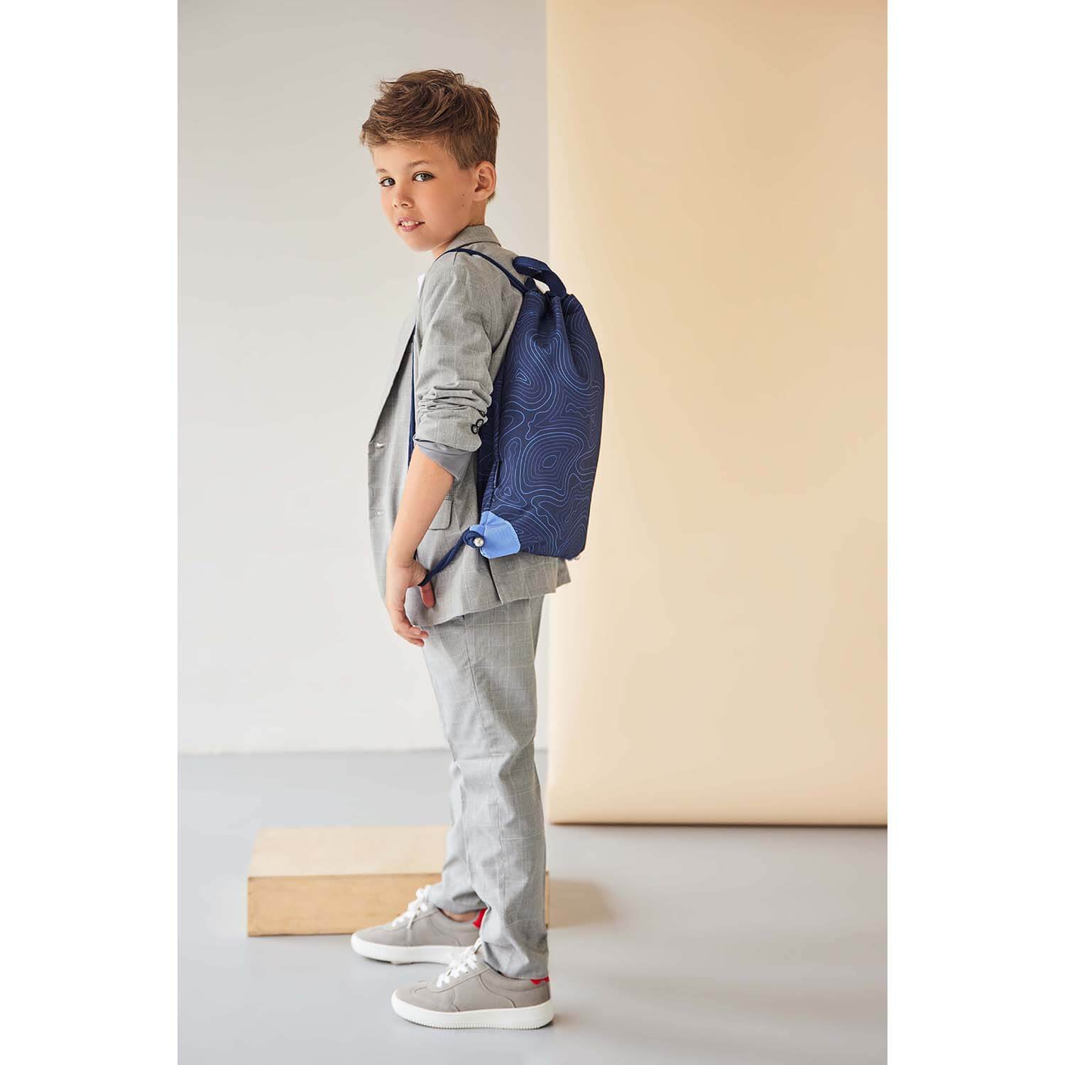 Premium School Gym bag Topographic