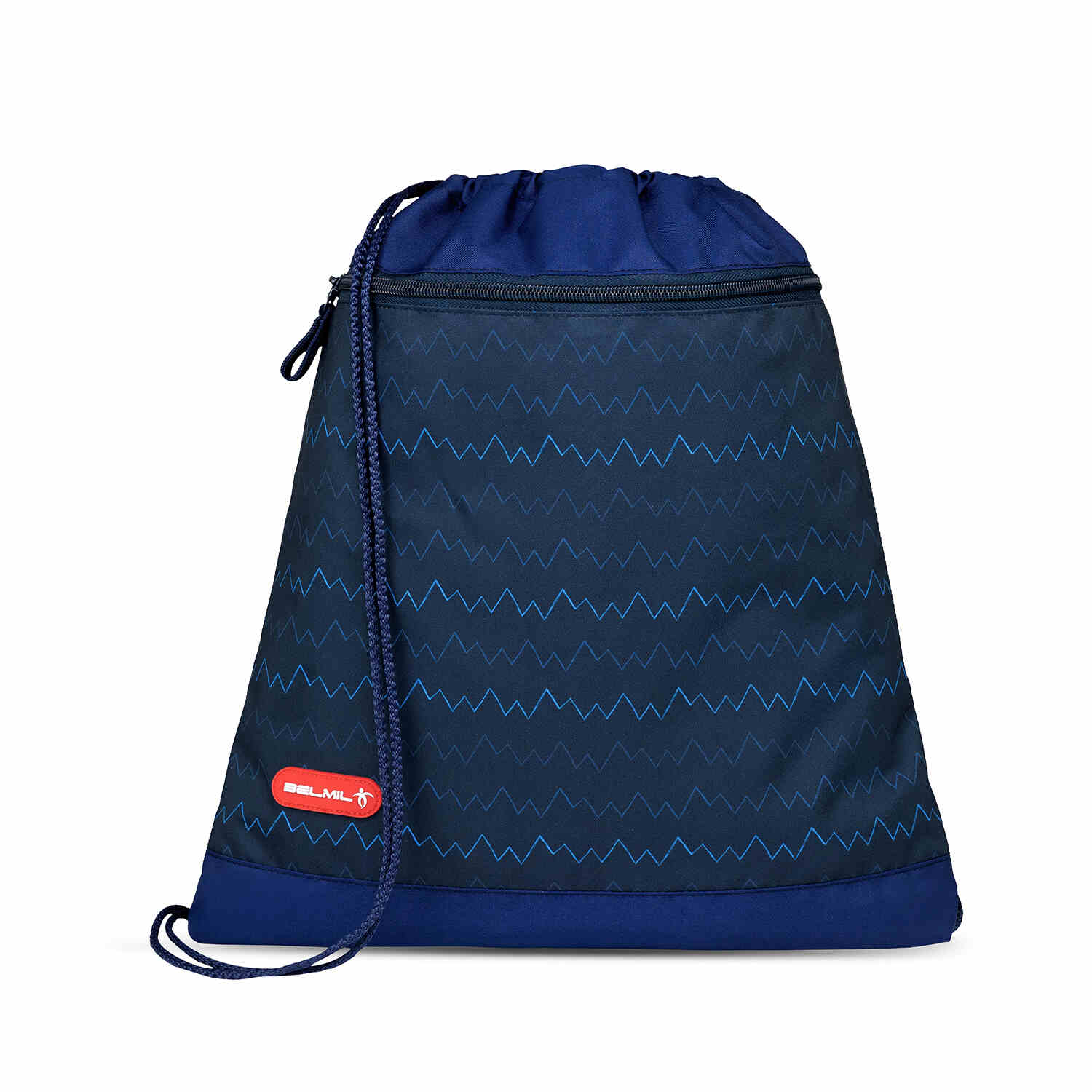 Empty pencil case included in the Ergonomic School Bag Set for Boys – Belmil Classy Plus Wolves School Bag Set 5 pcs for school supplies.