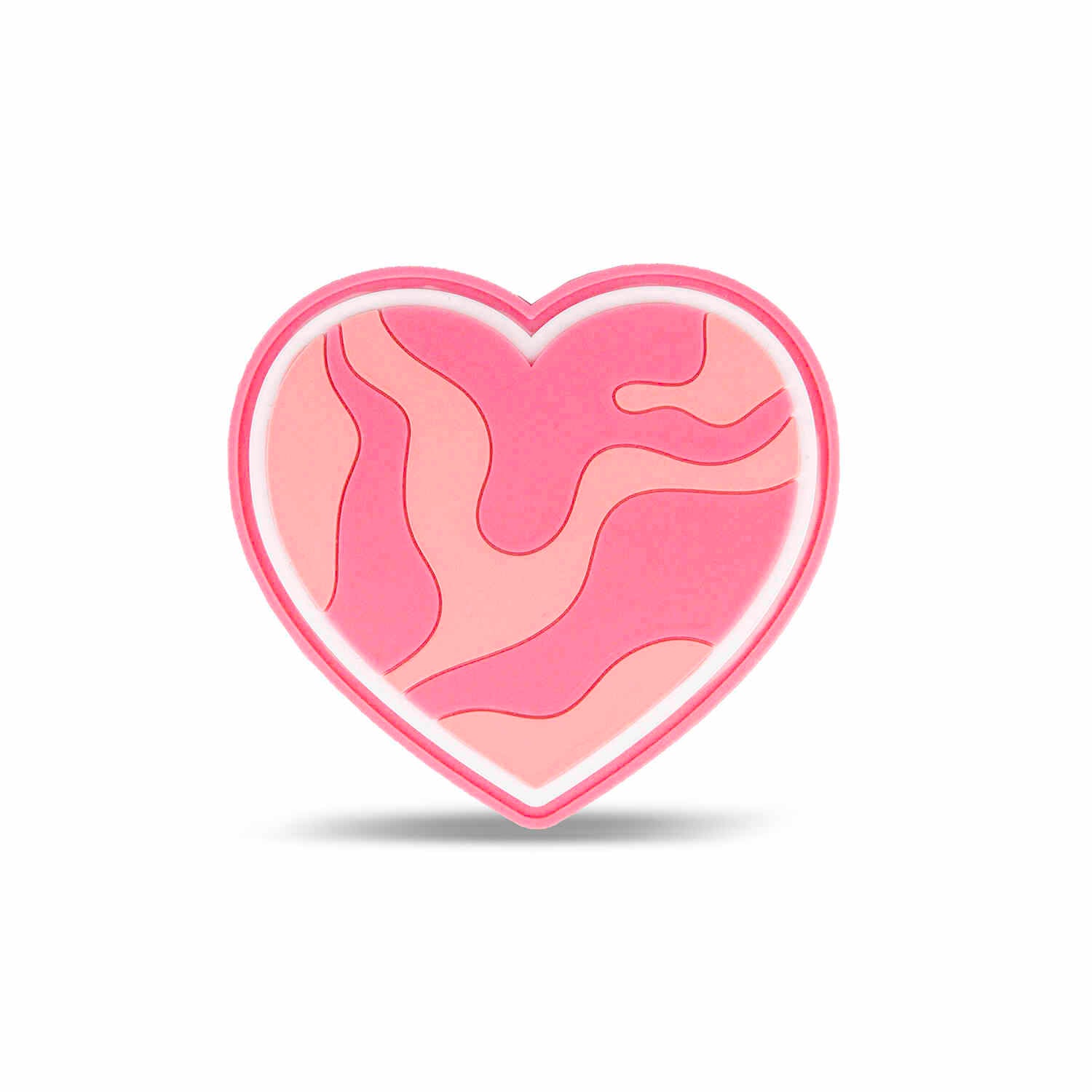 Velcro Rubber Patch Pastel Heart
