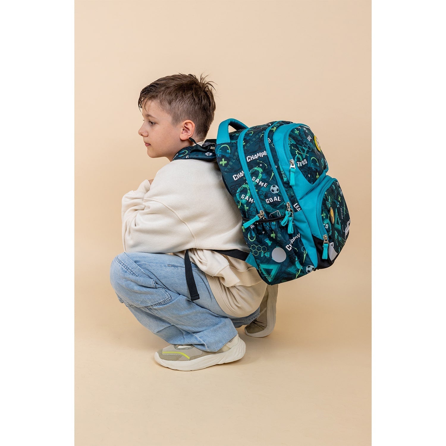 Maxi Pack Football Goal Schulrucksack