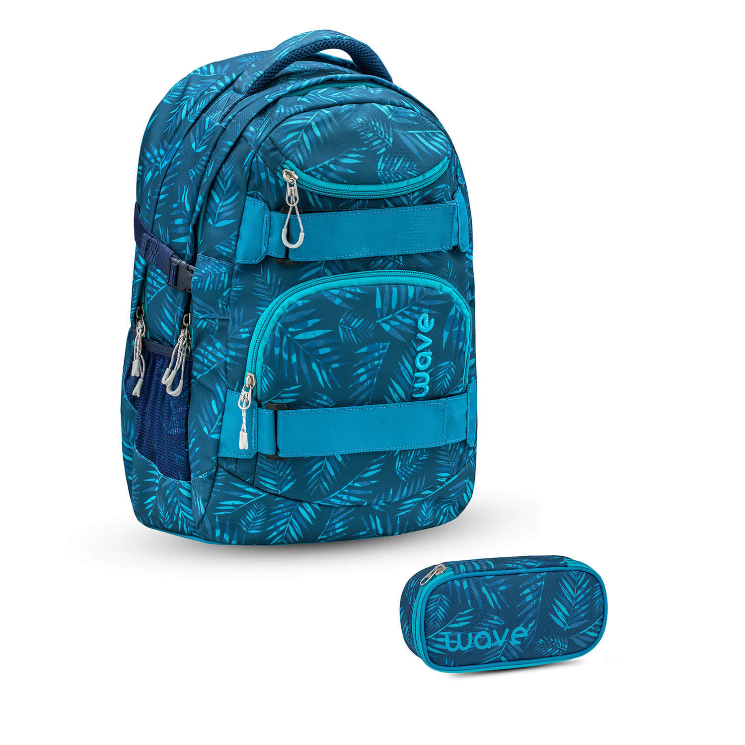 Wave Infinity Jungle Vibe school backpack Set 2 Pcs