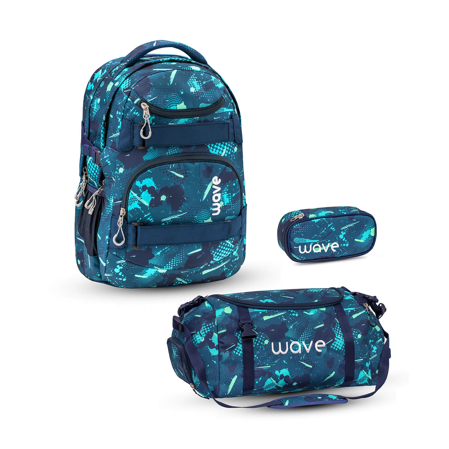 Wave Infinity Fantasy Schulrucksack Set 3 tlg.
