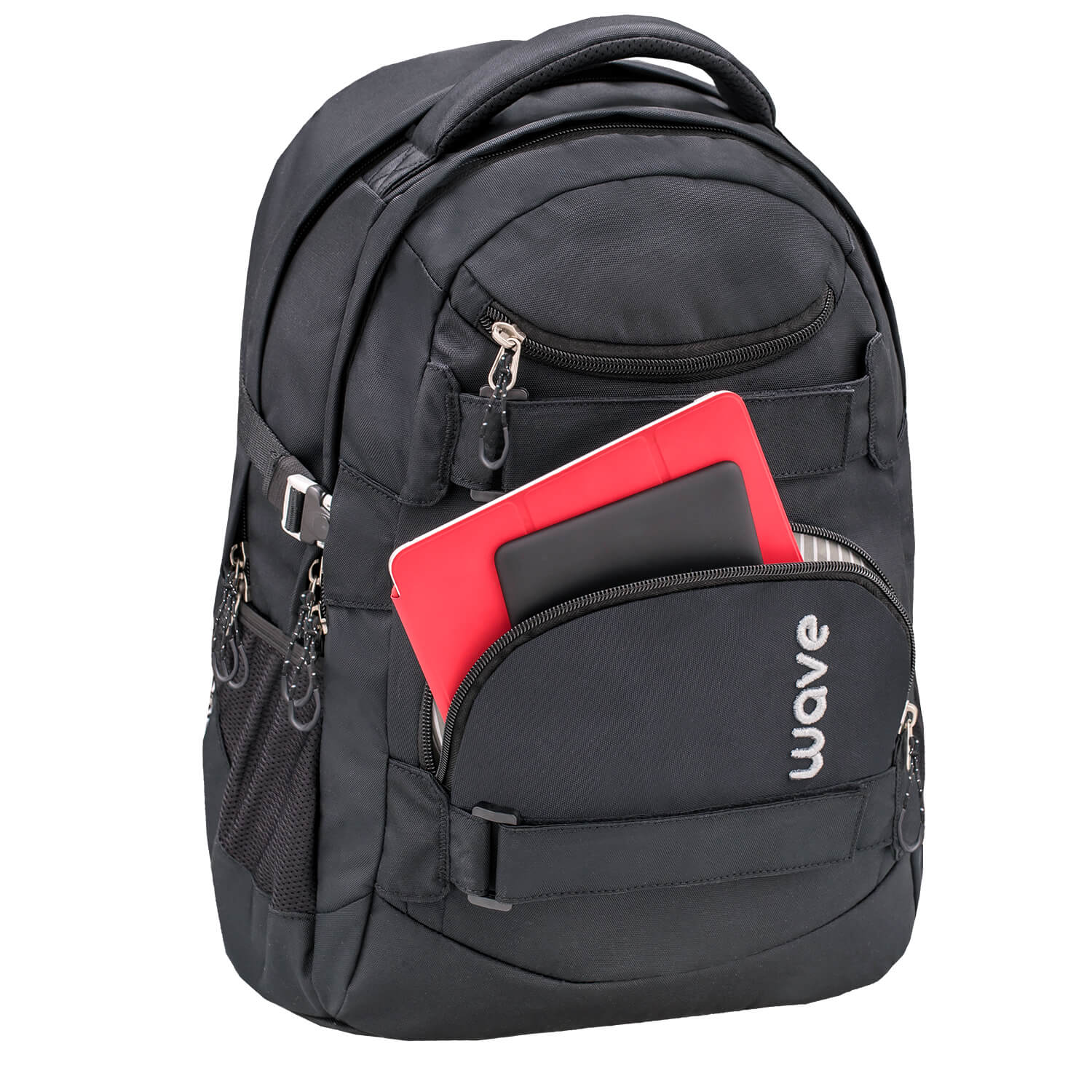 Wave Infinity Black school backpack