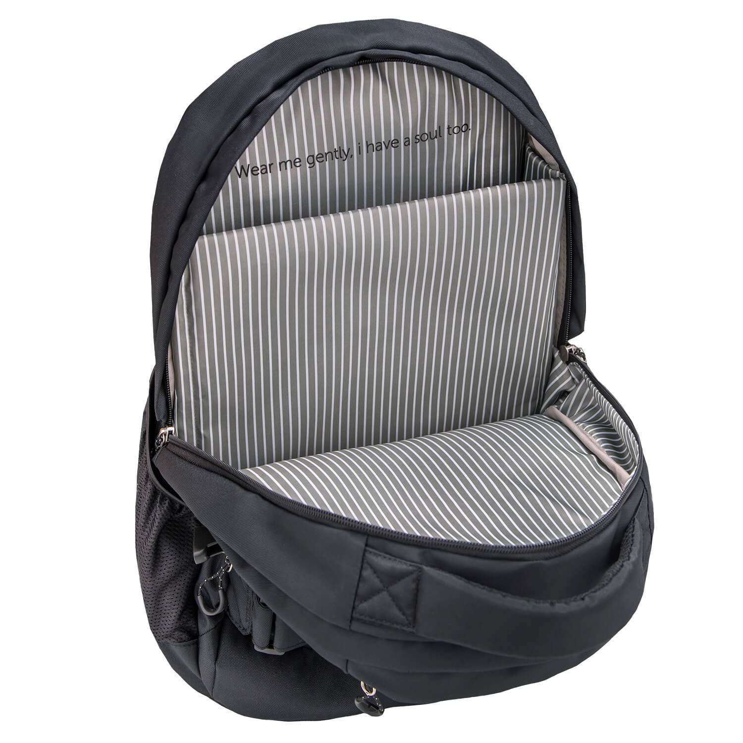 Wave Infinity Black school backpack