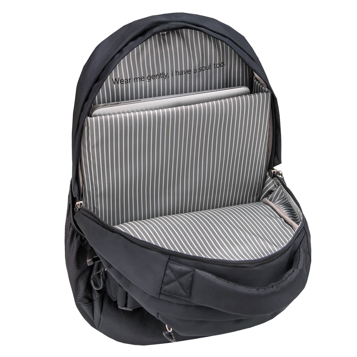 Wave Infinity Black Schulrucksack Set 3 tlg.