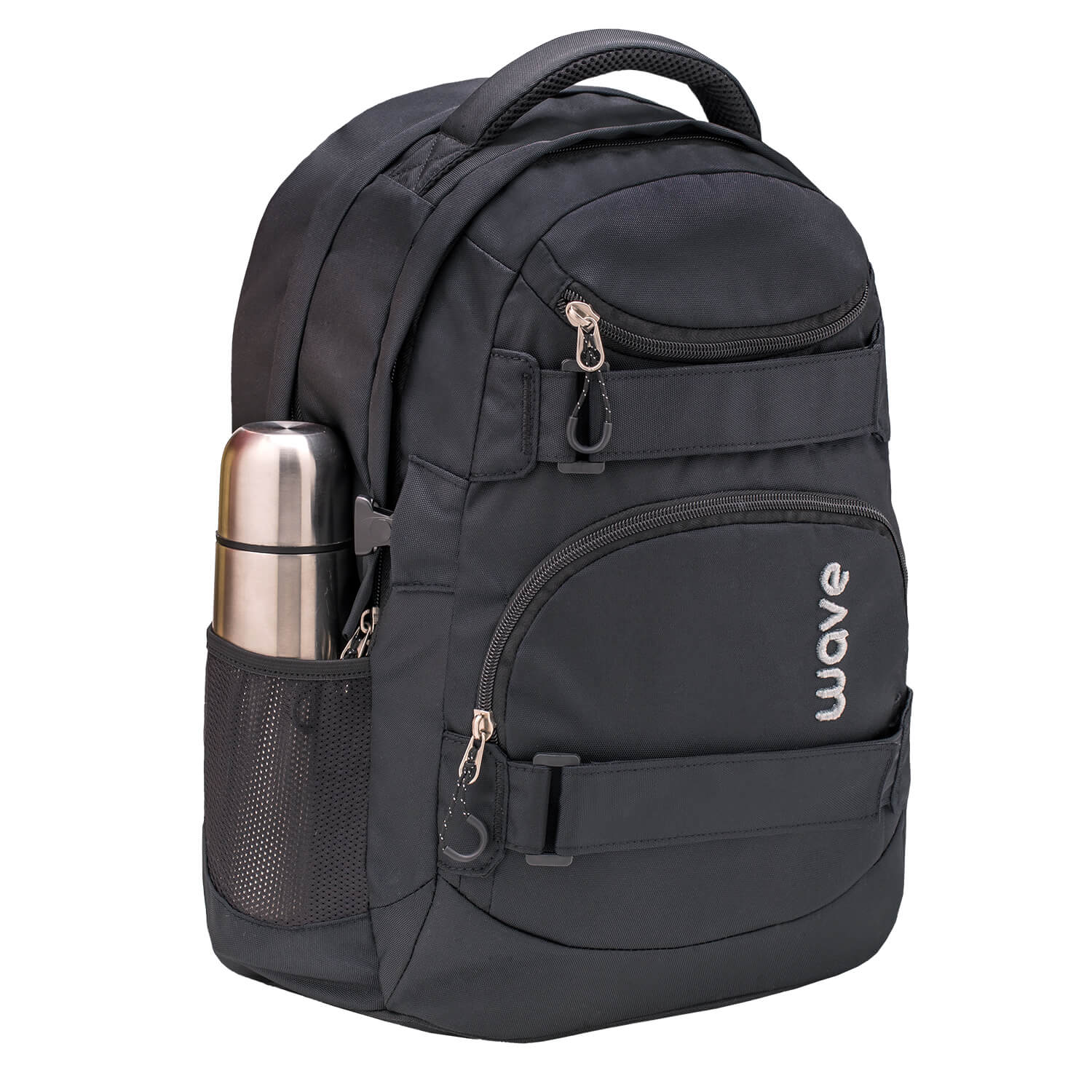 Wave Infinity Black school backpack
