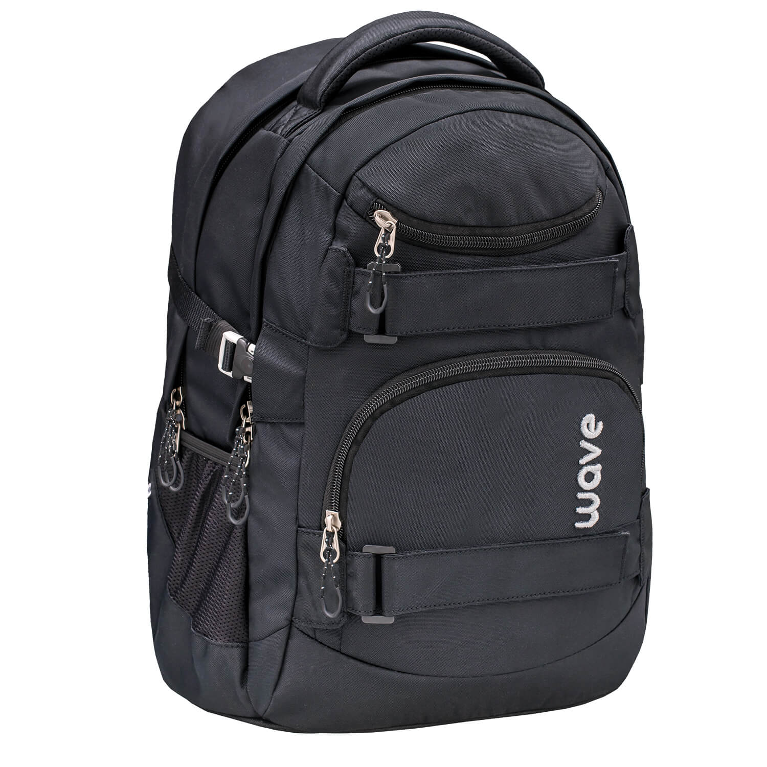 Wave Infinity Black Schulrucksack Set 3 tlg.