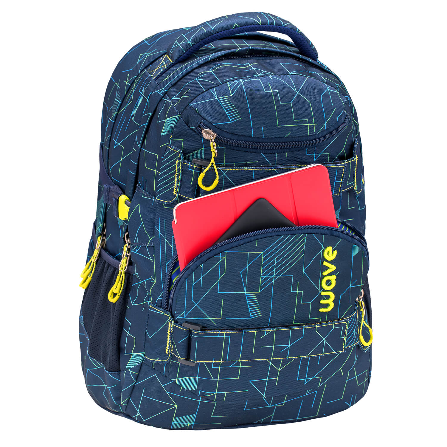 Wave Infinity Electrify Schulrucksack Set 3 tlg.