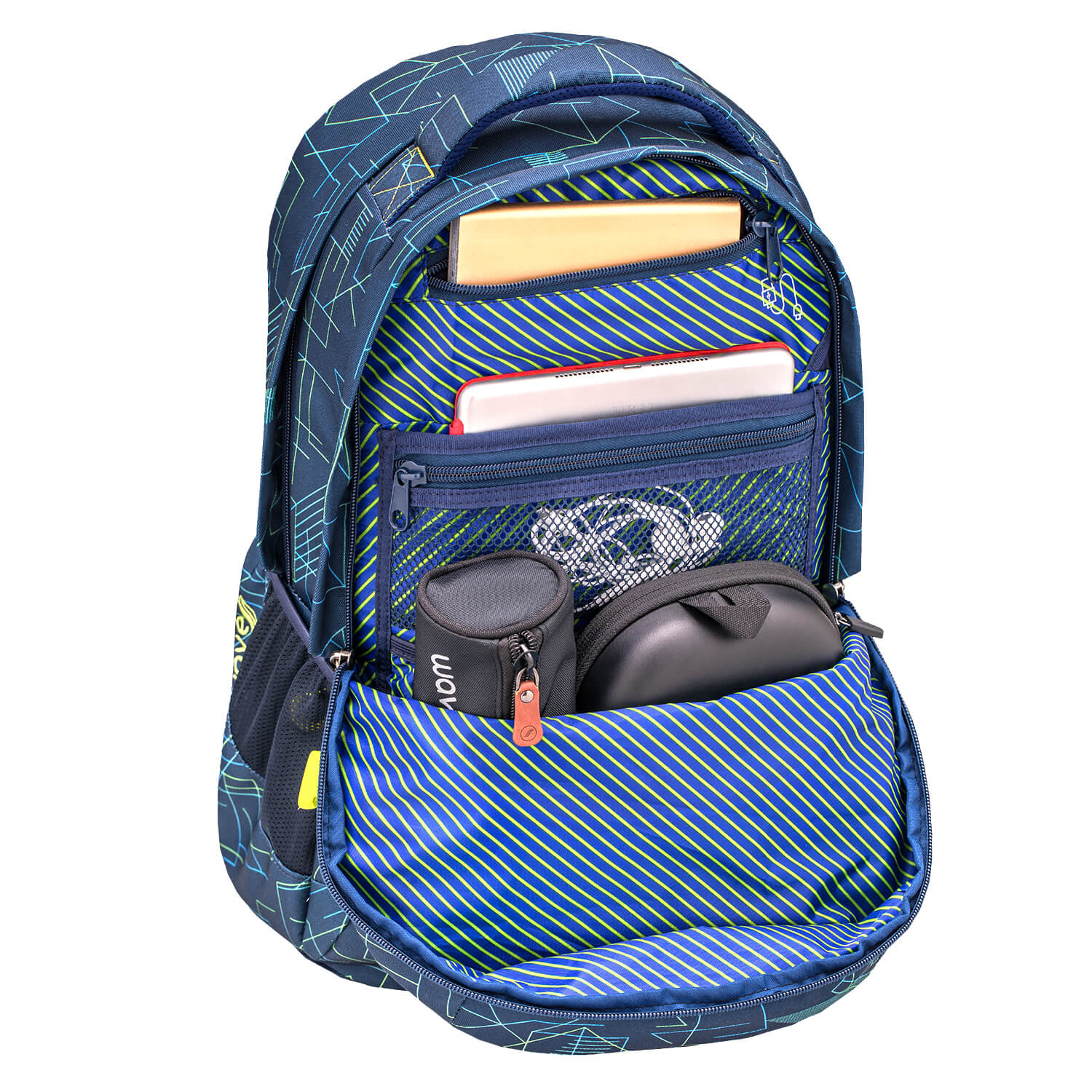 Wave Infinity Electrify Schulrucksack Set 3 tlg.