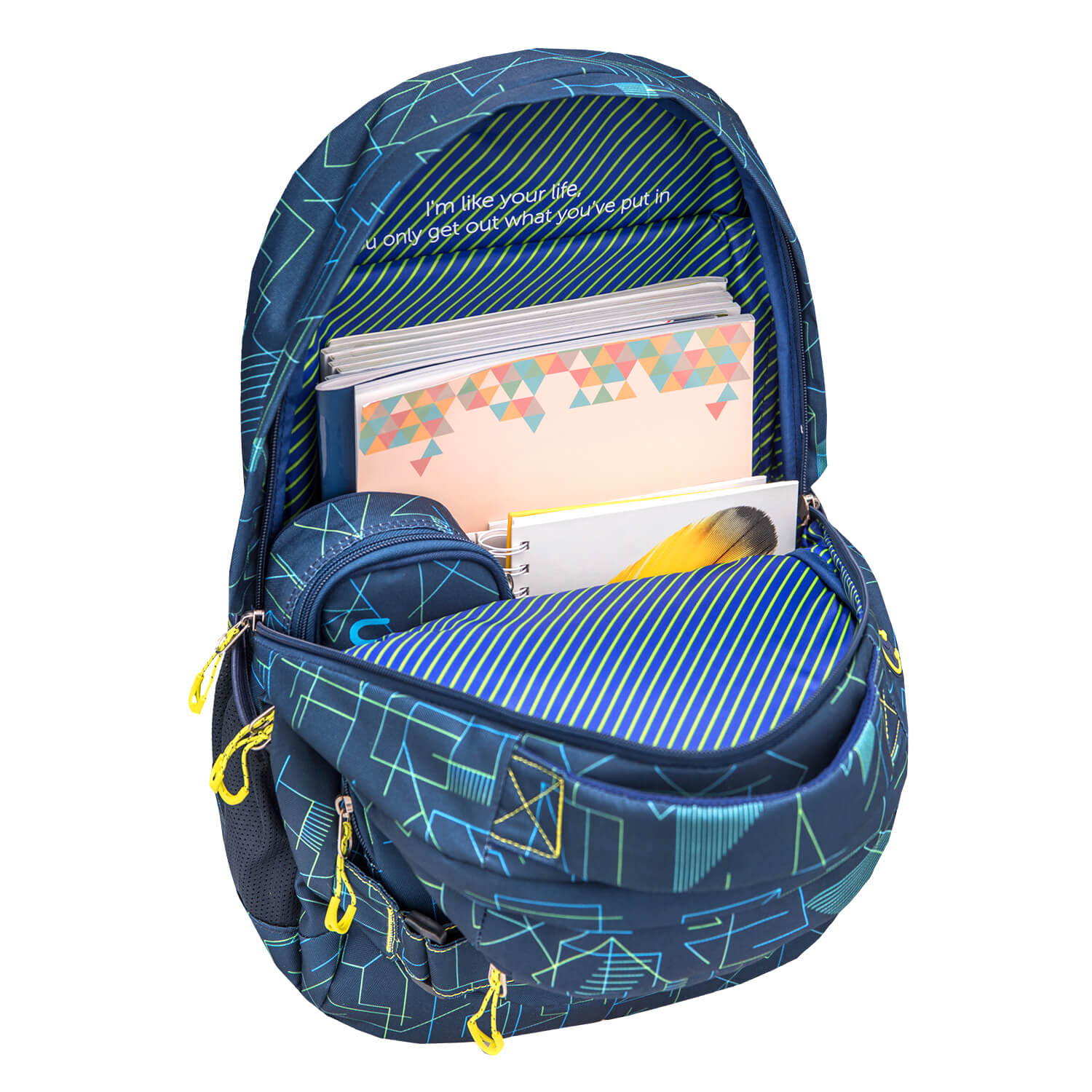 Wave Infinity Electrify Schulrucksack Set 3 tlg.